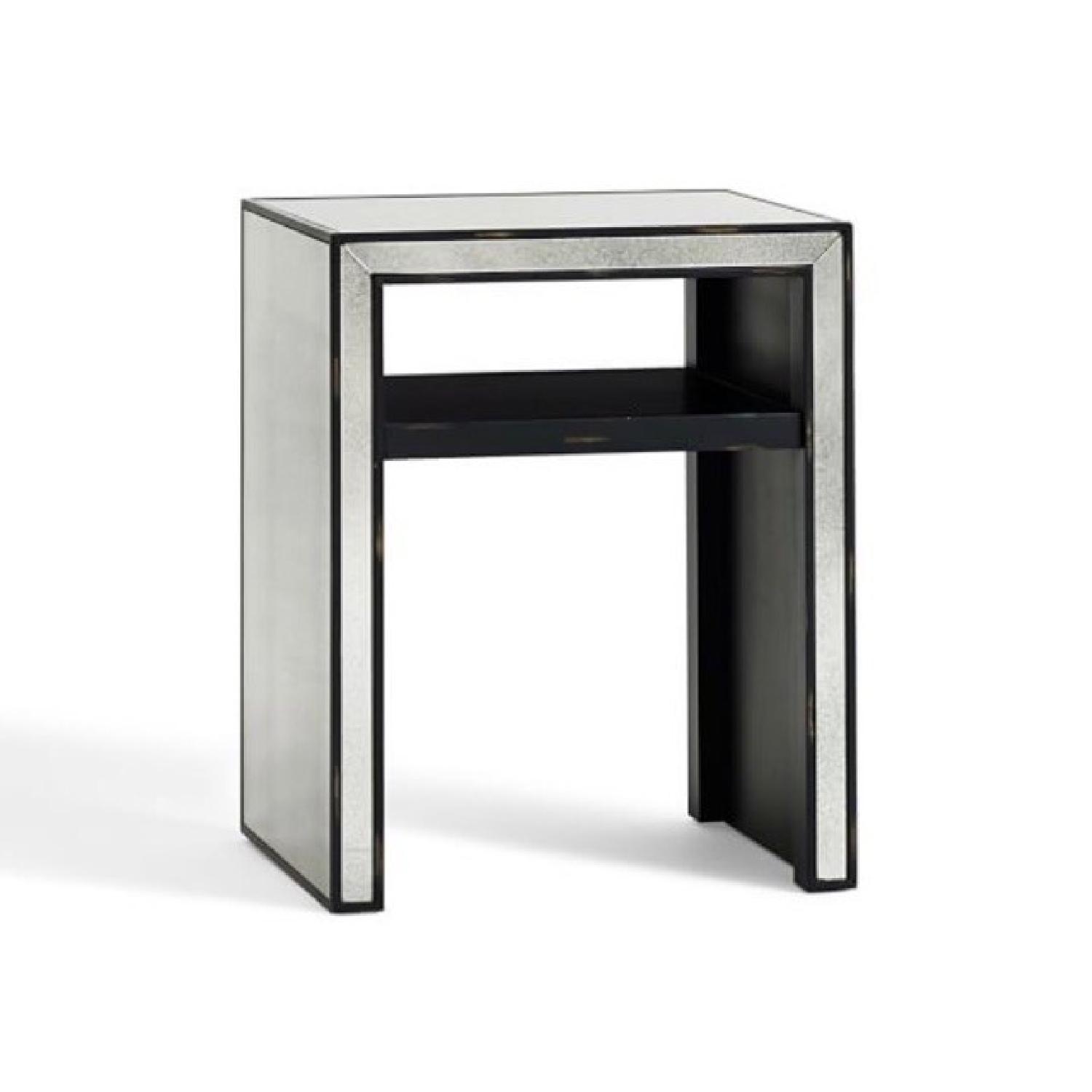 Pottery Barn Marnie Mirrored Side Table - image-1