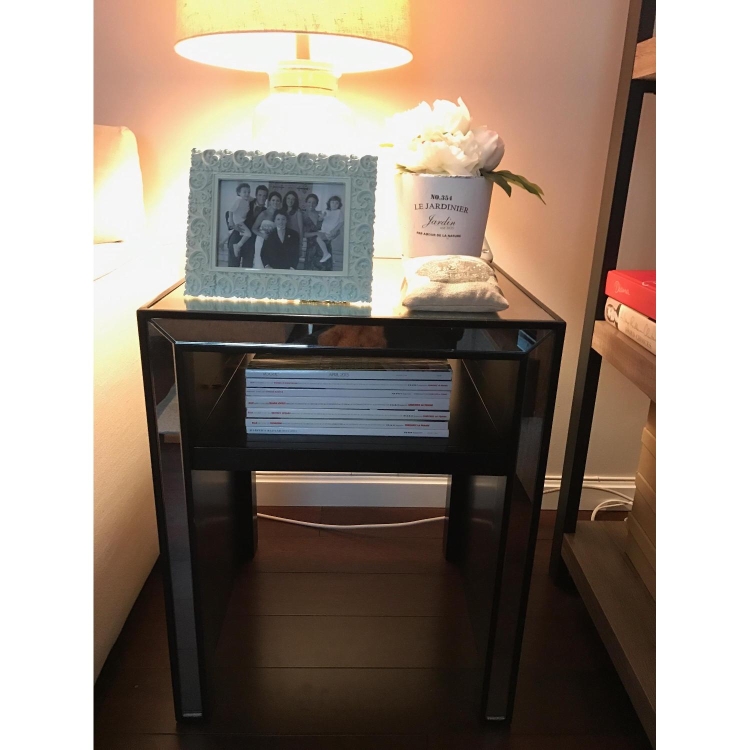 Pottery Barn Marnie Mirrored Side Table - image-2