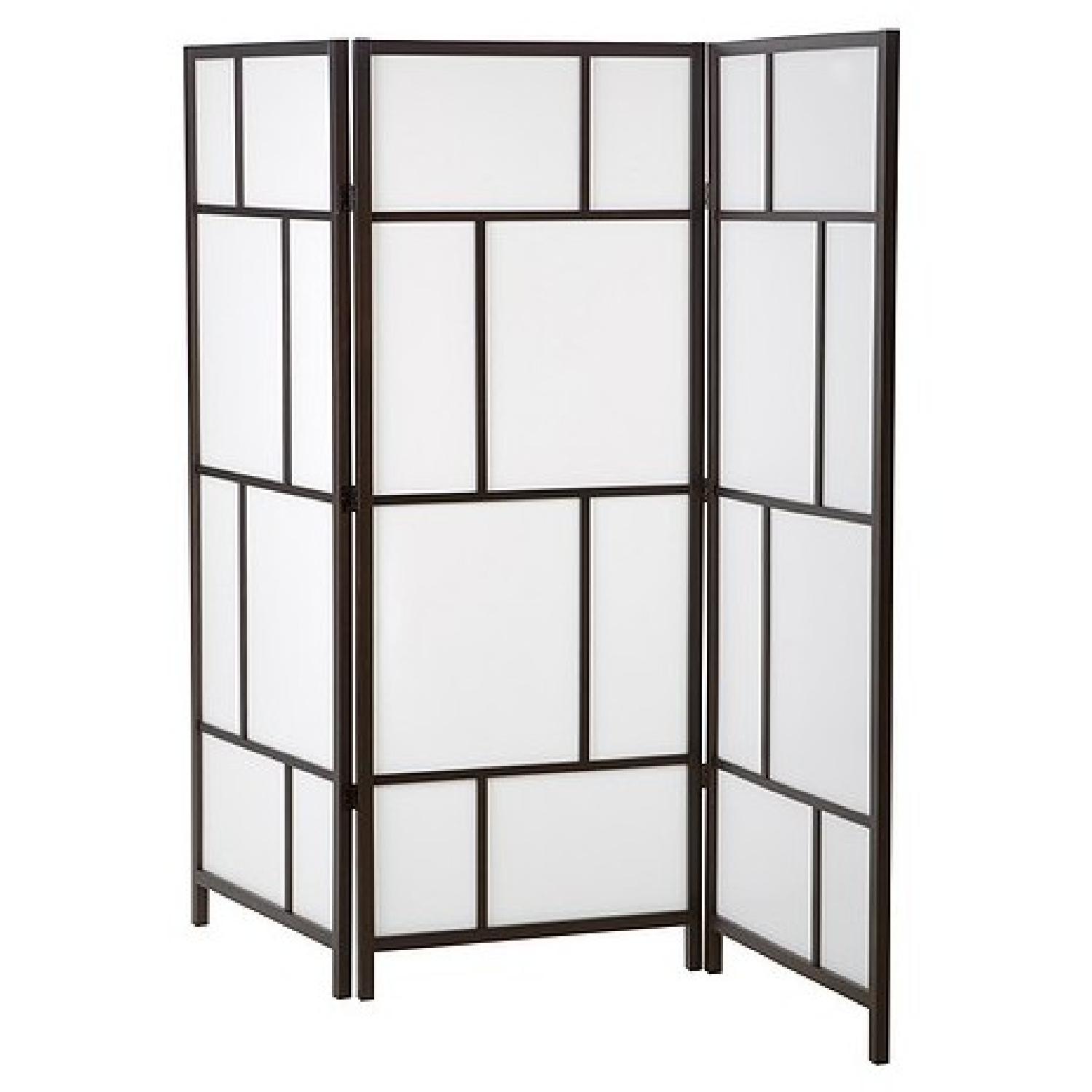 Ikea Room Divider in White/Black - image-1