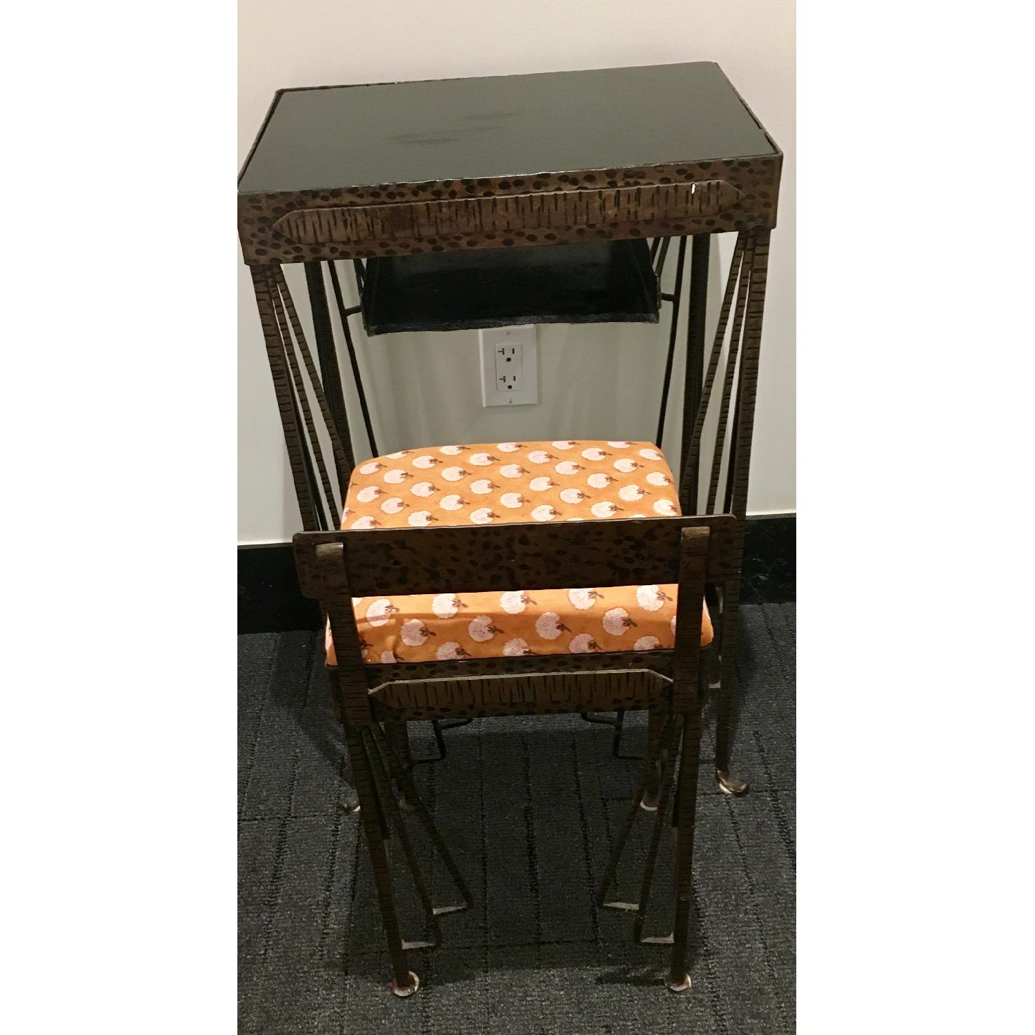 Antique Art Deco Telephone Table & Stool AptDeco