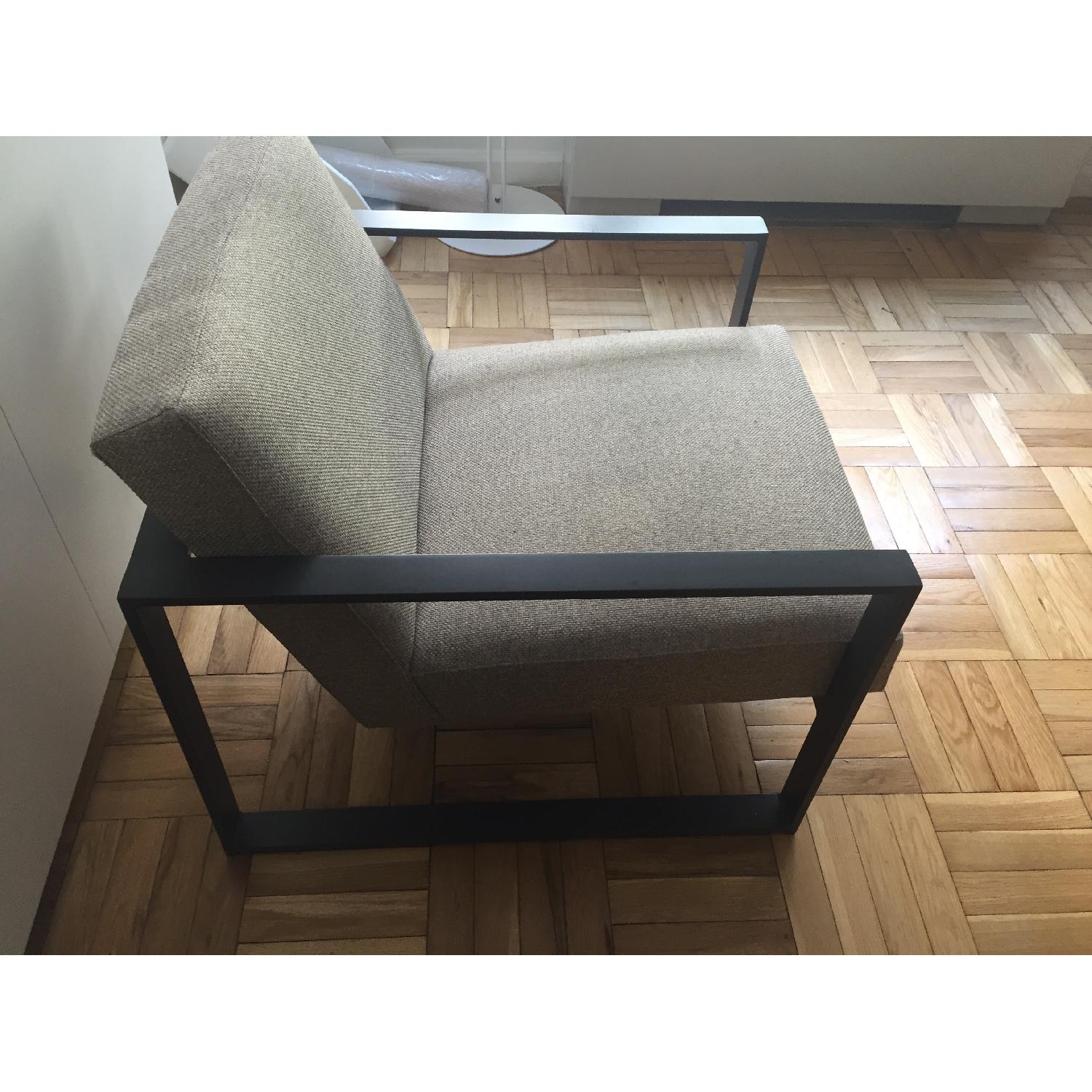 CB2 Modern Silver Specs Chair - image-2