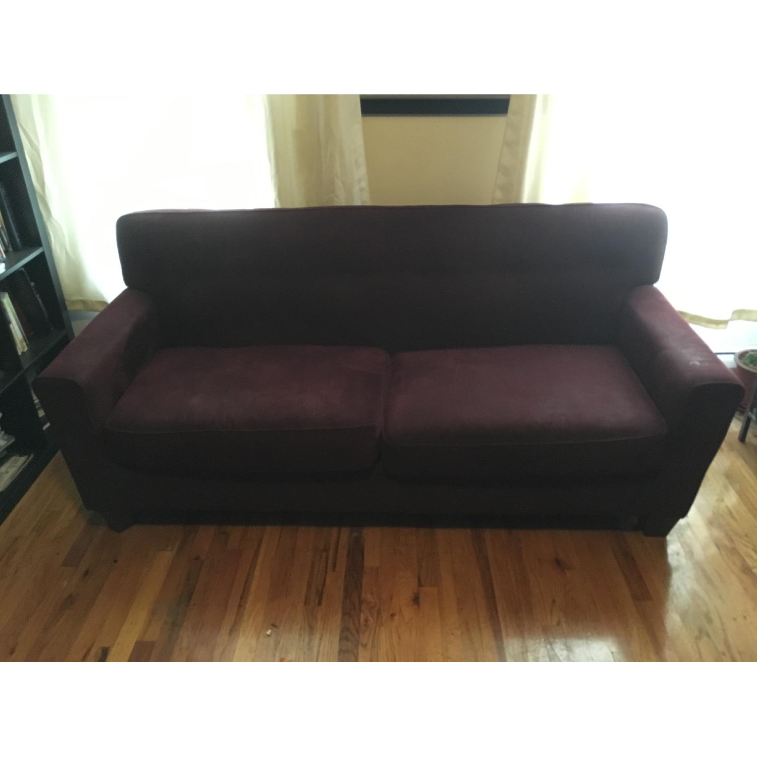 Deep Eggplant Sofa - image-2