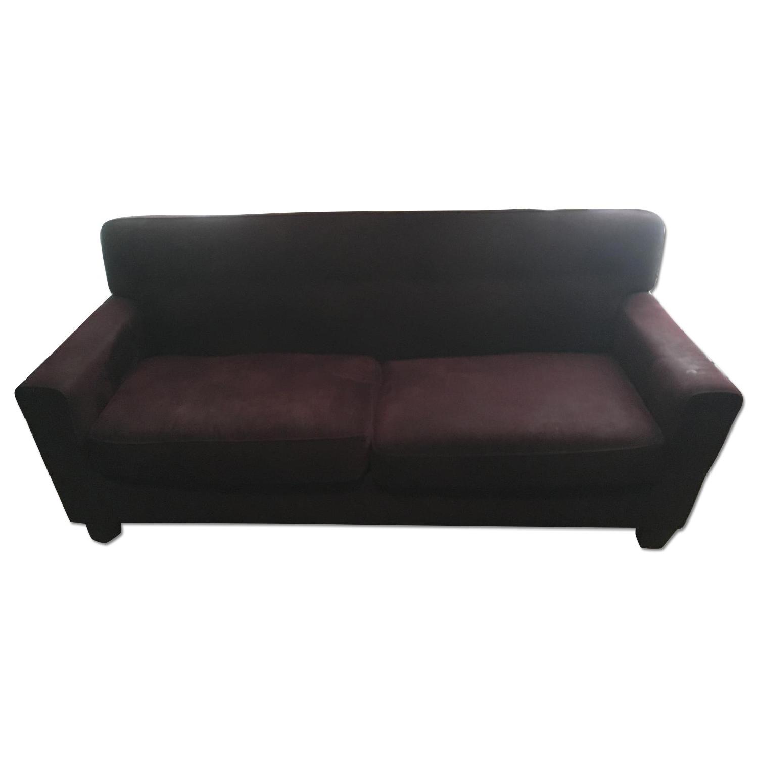 Deep Eggplant Sofa - image-0