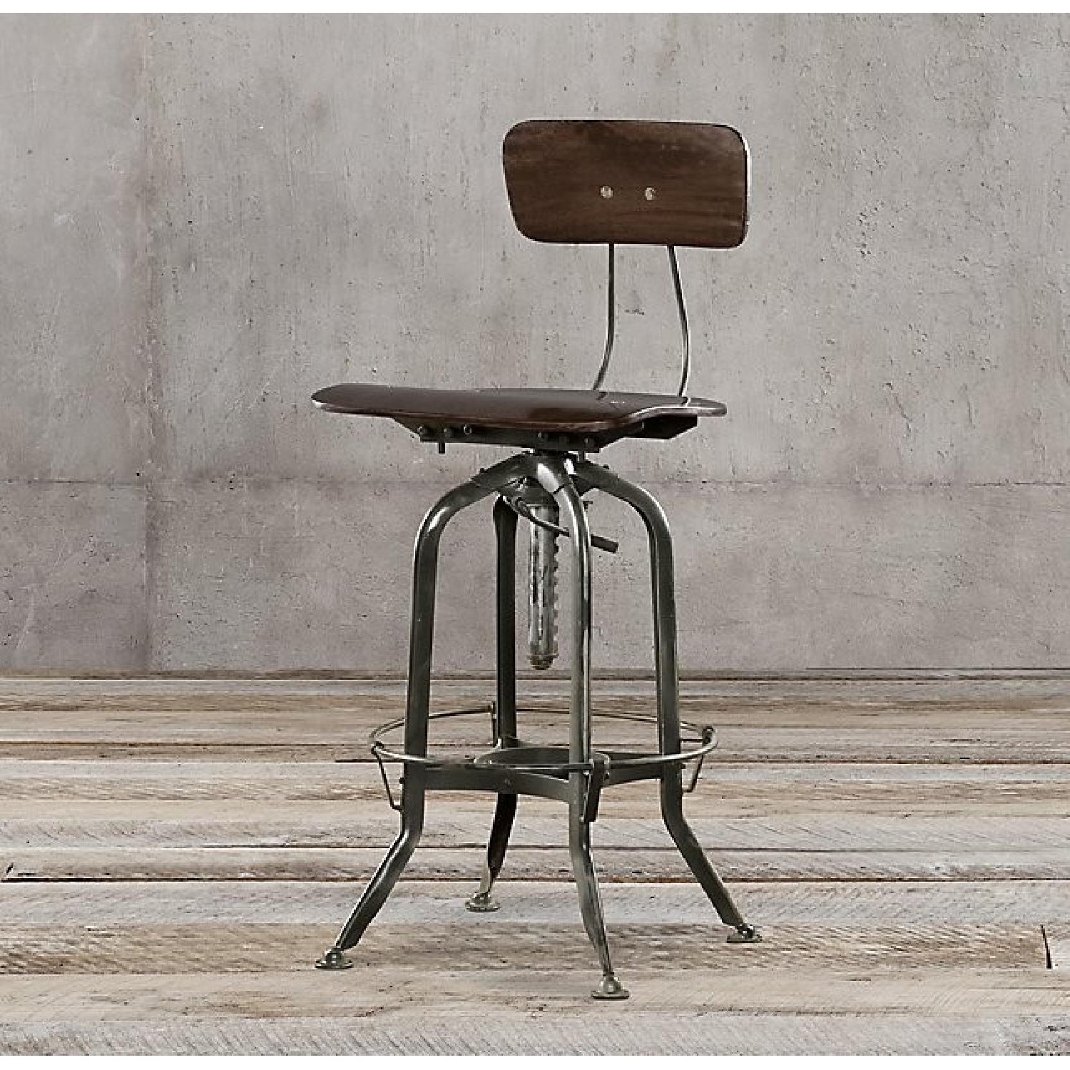 Restoration Hardware Vintage Reproduced Toledo Bar Stool/Din AptDeco