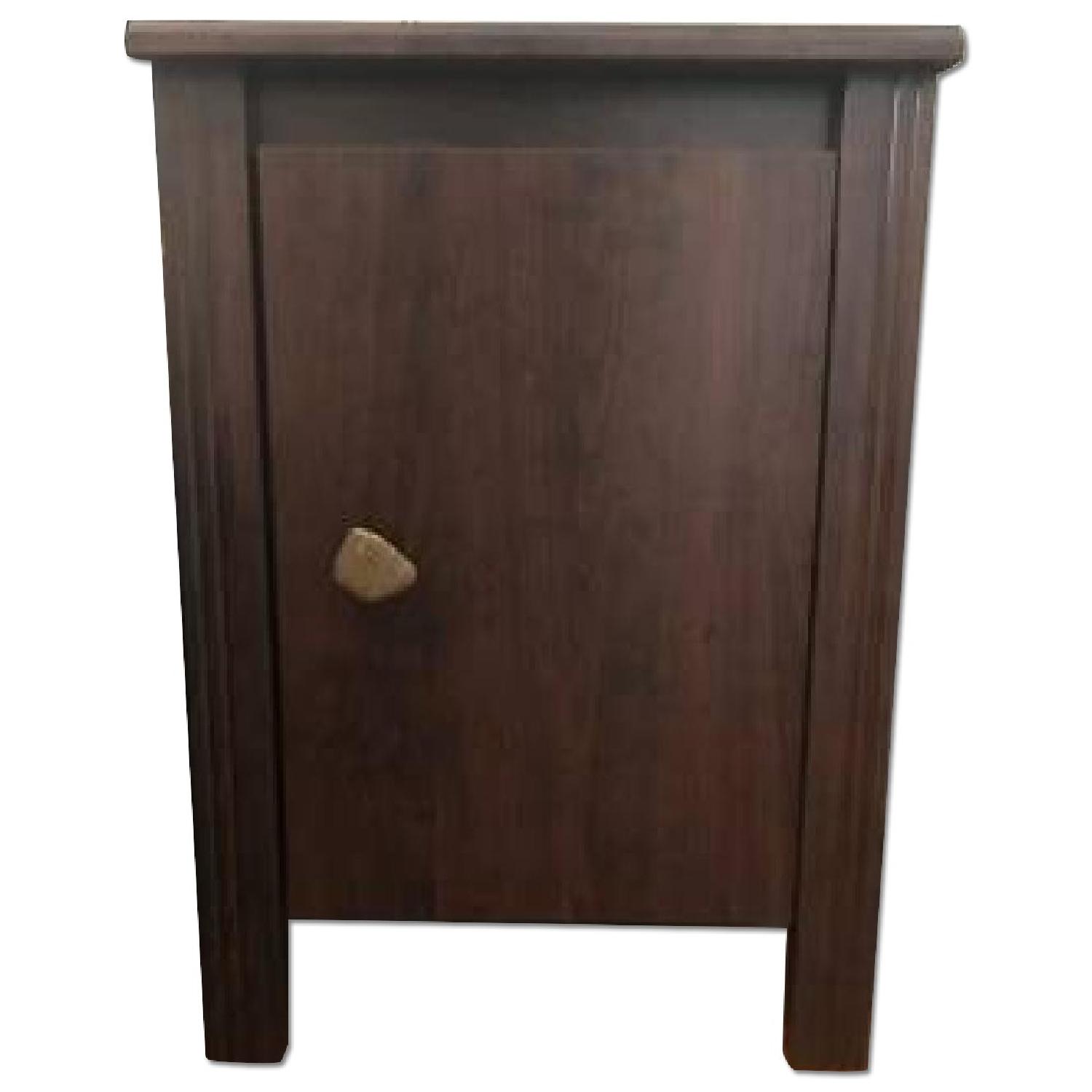 Ikea Brusali Nightstand in Brown AptDeco