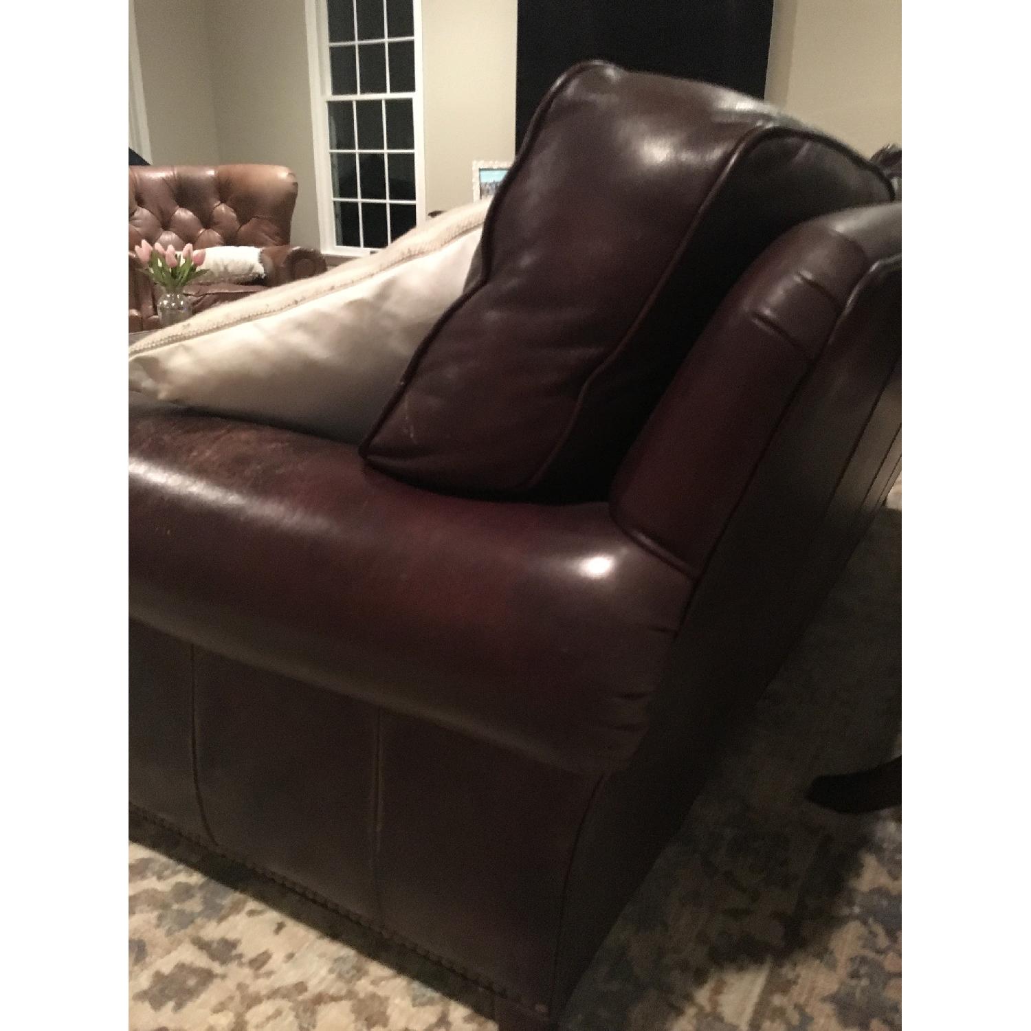 Leather 3 Seater Sofa - image-3