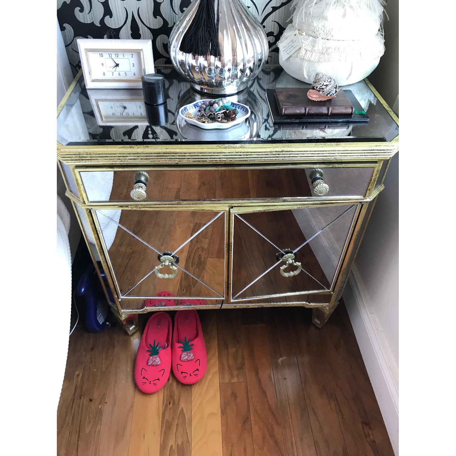 Z Gallerie Borghese Mirrored Side Chest - image-1