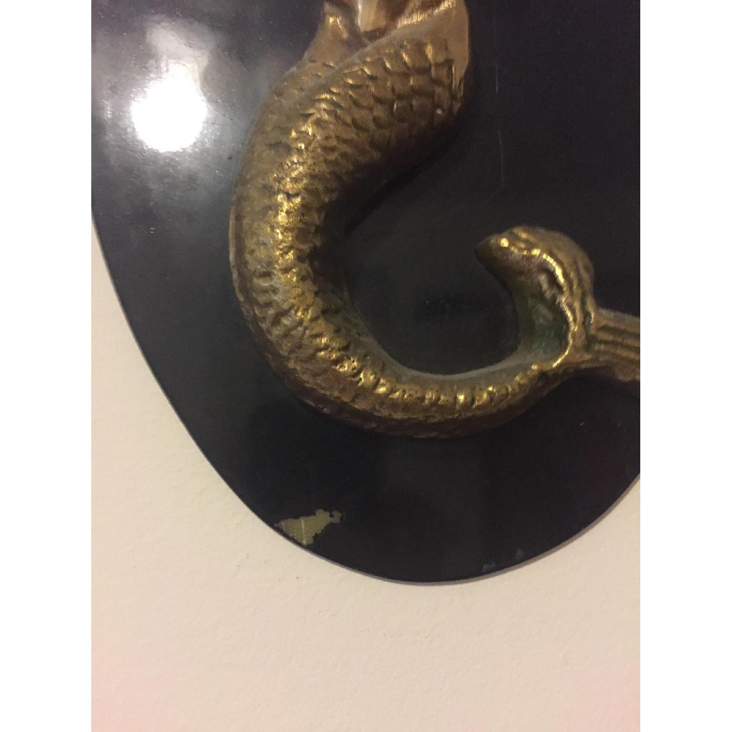 Brass Mermaid Wall Art - image-3