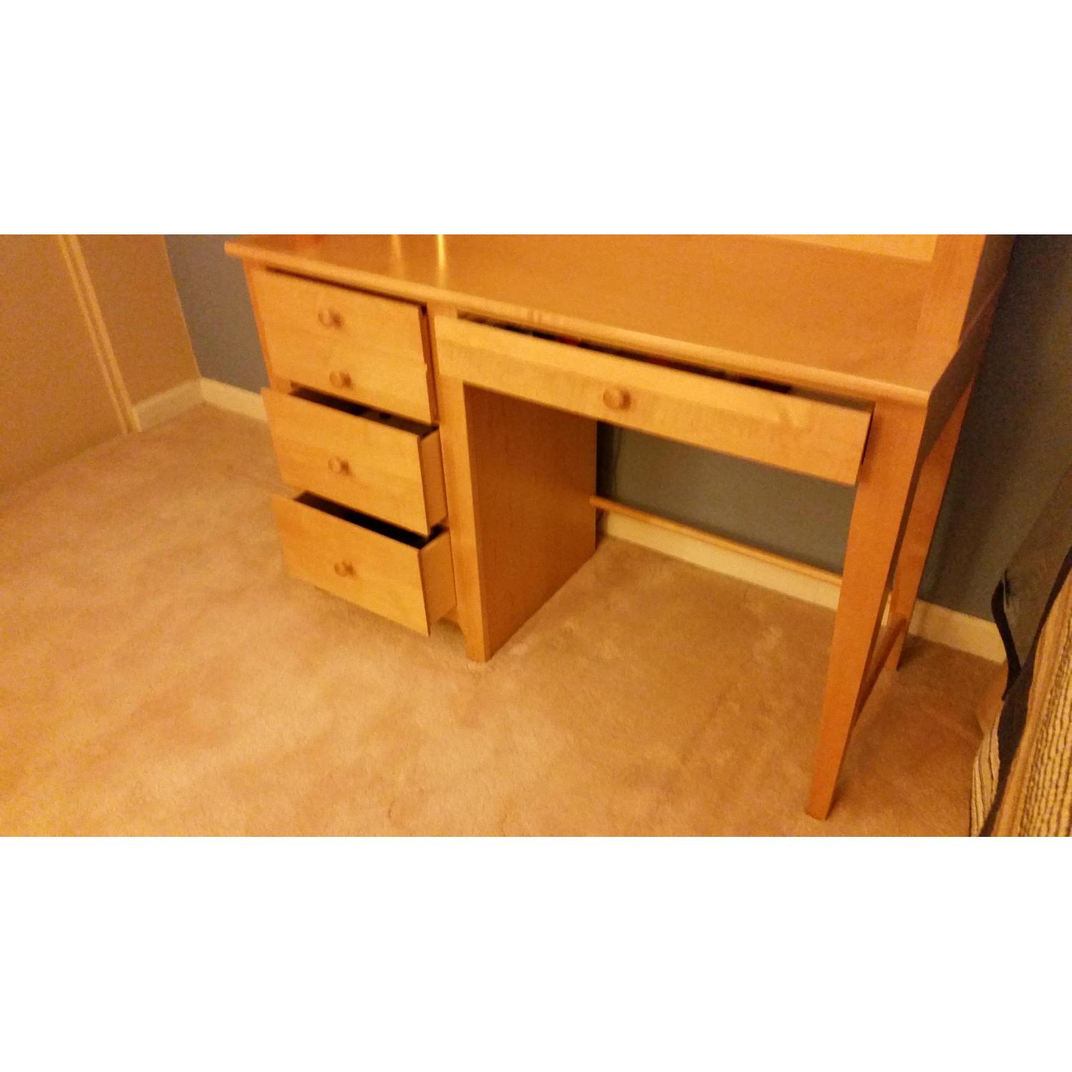 Maple Desk & Hutch - image-4