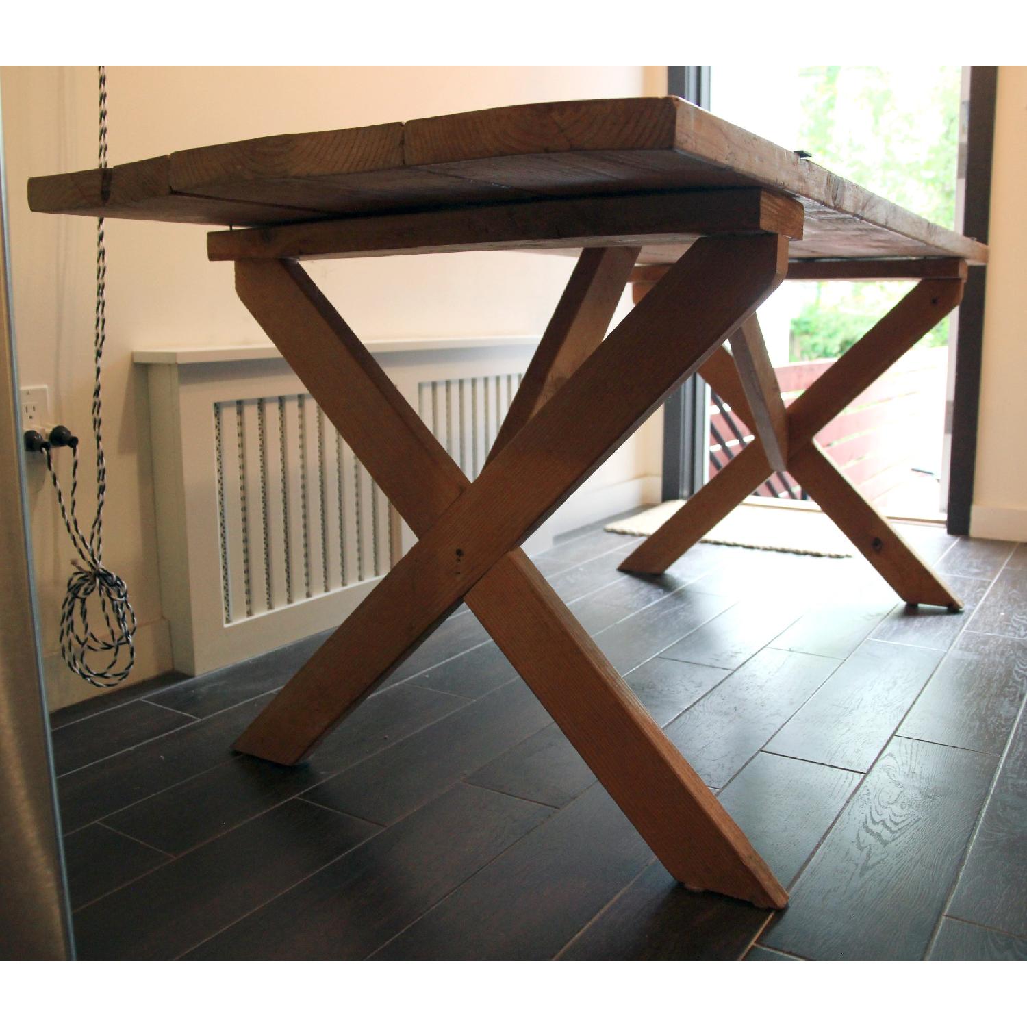 Handmade Reclaimed Wood Dining Table - image-3