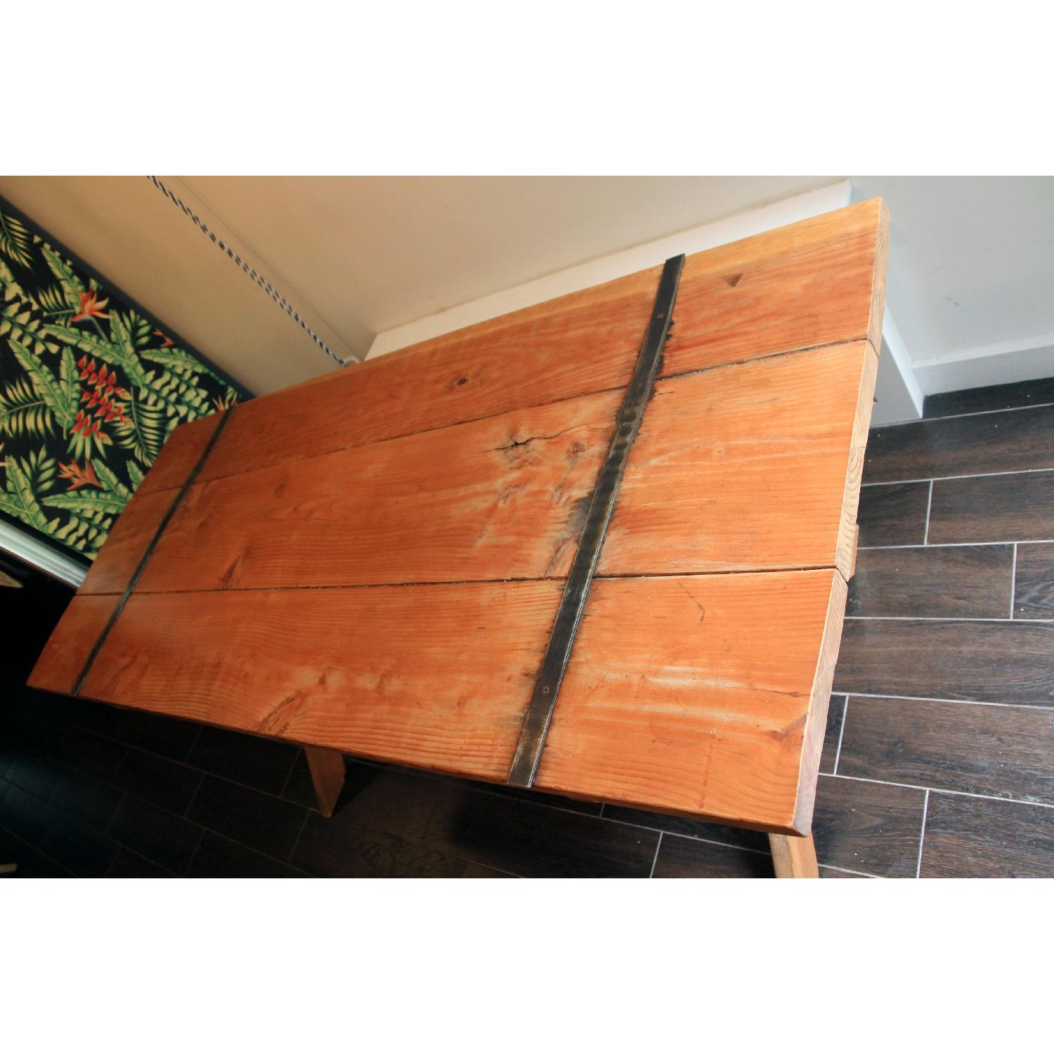 Handmade Reclaimed Wood Dining Table - image-4