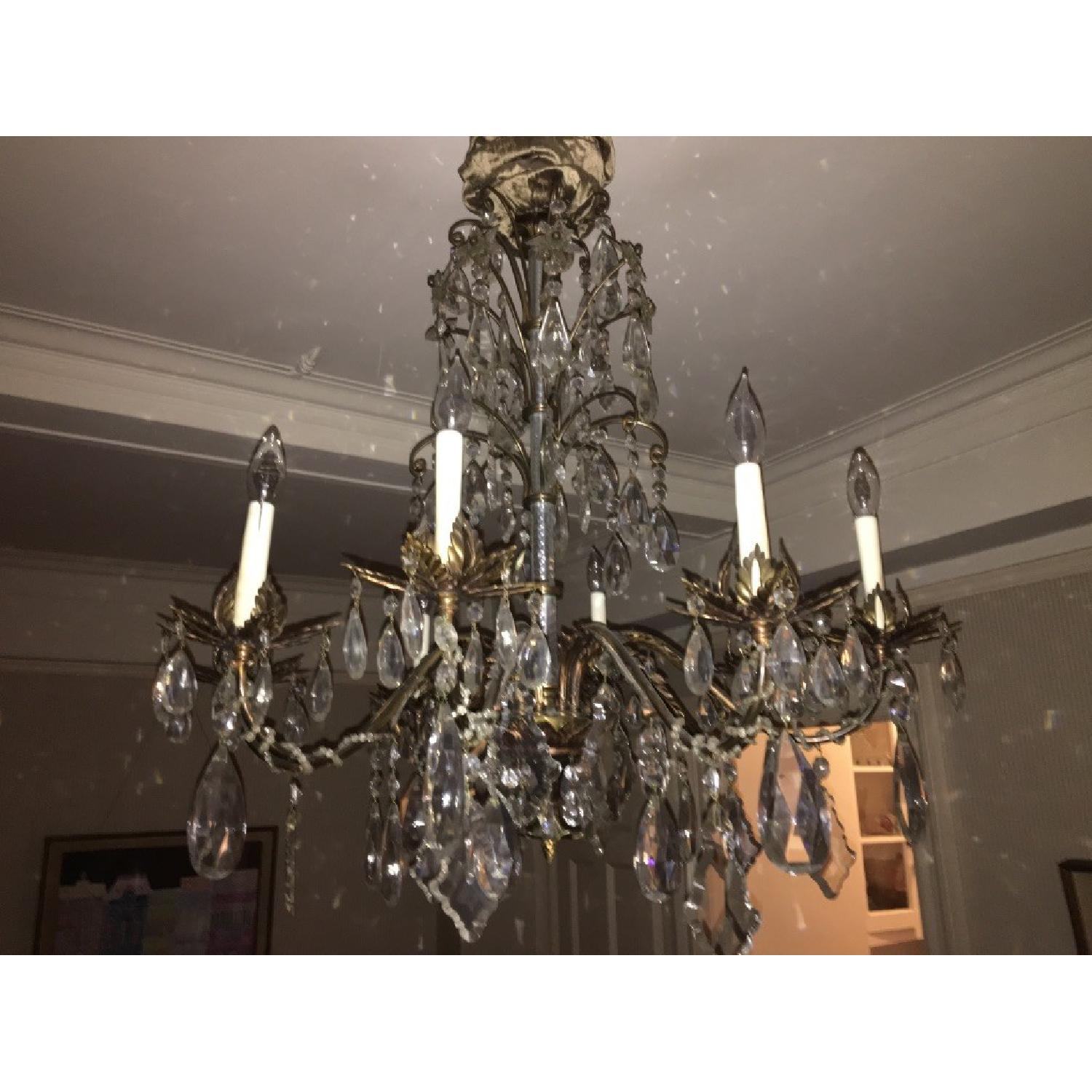 19th Century French Crystal Chandelier - image-8