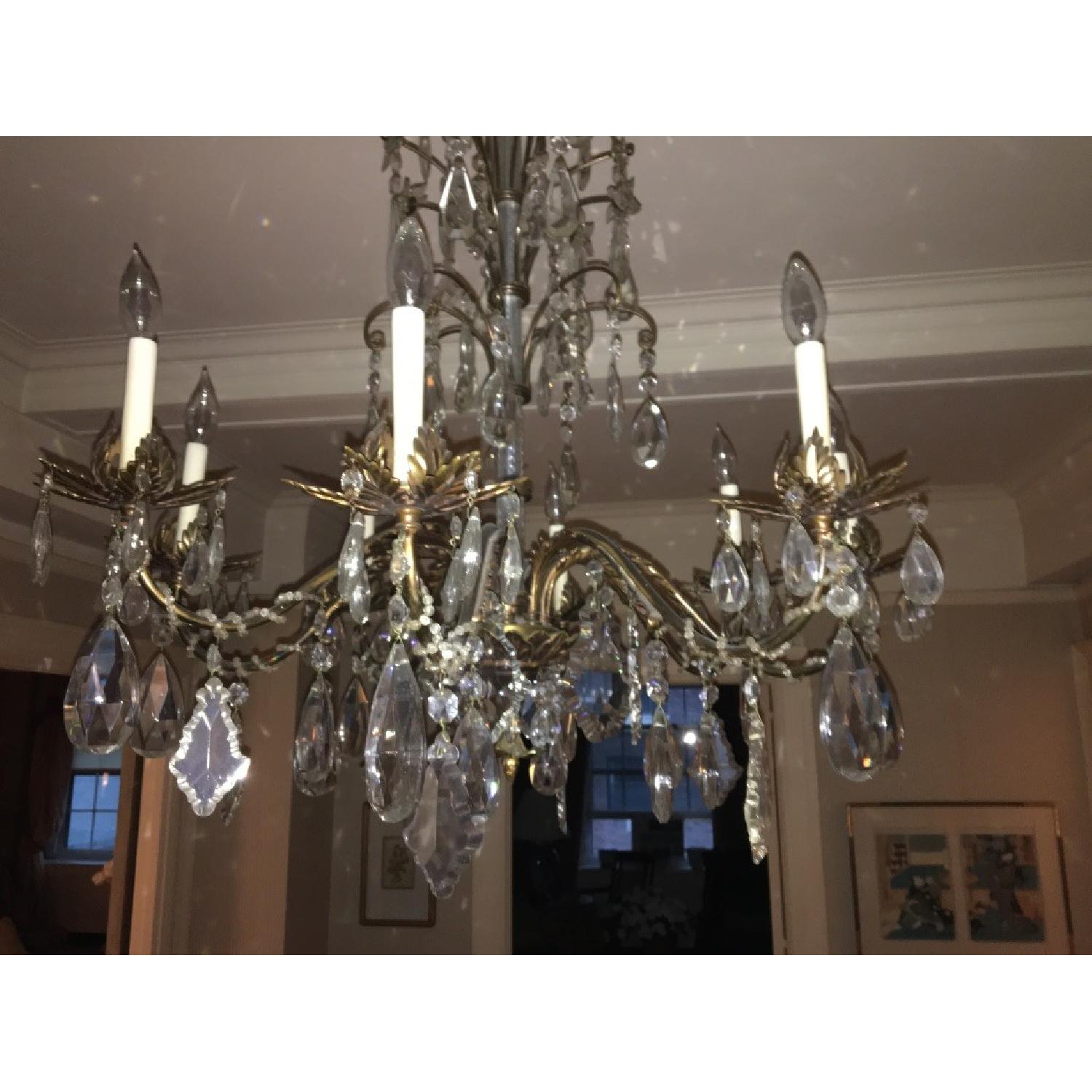 19th Century French Crystal Chandelier - image-9