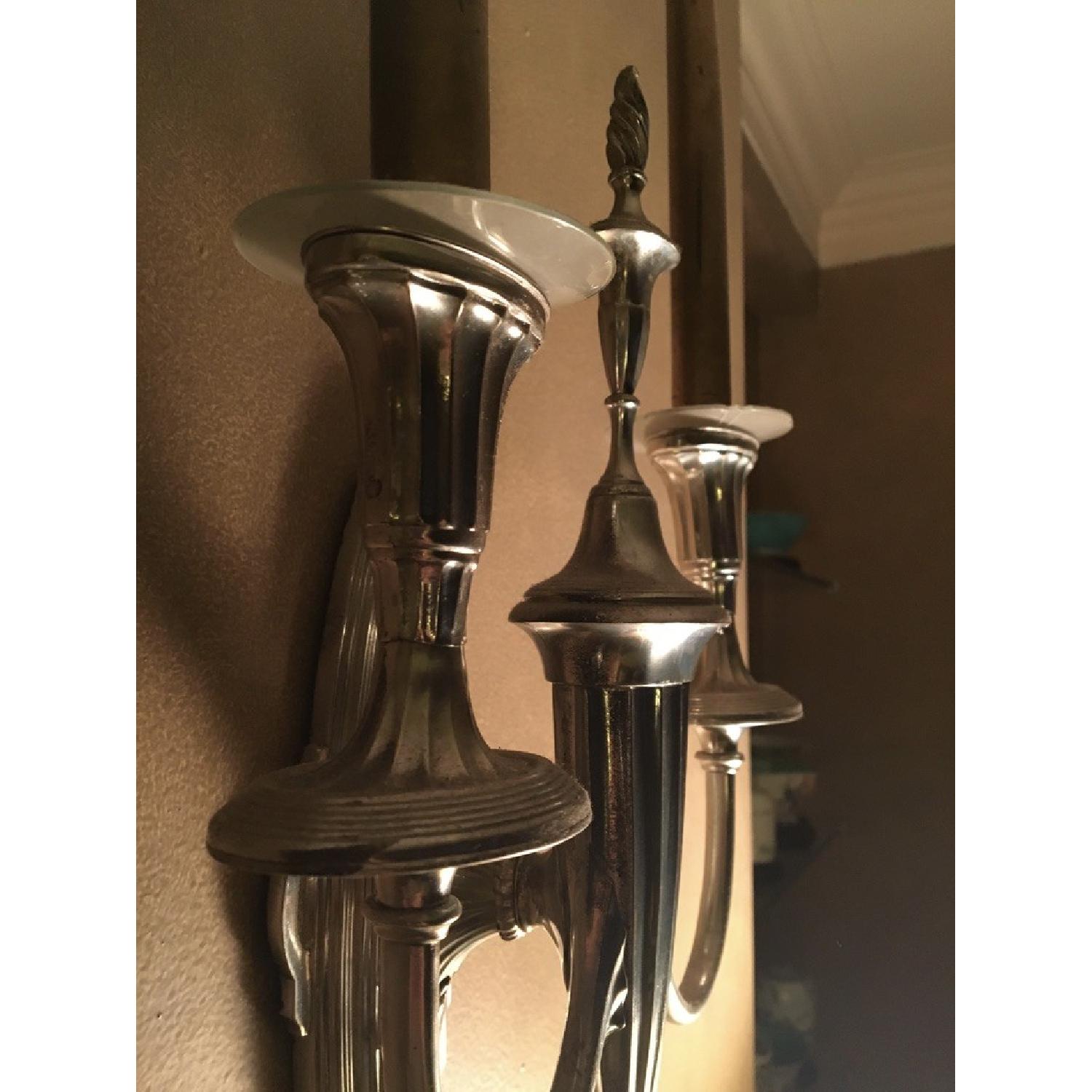 19th Century Silver-Plated Sconces - image-15