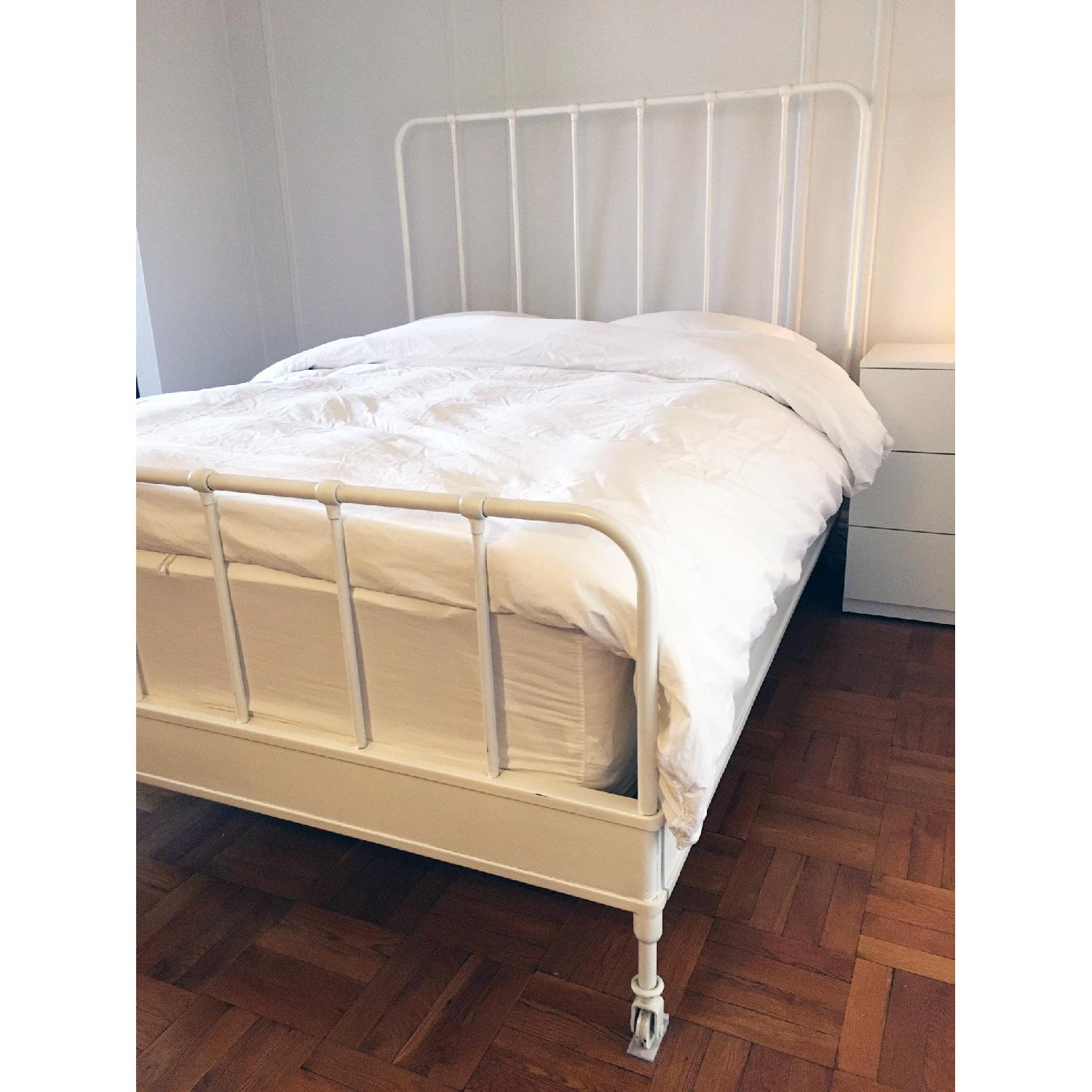 Restoration Hardware Dutch Industrial Bed Frame w/ Footboard - image-2