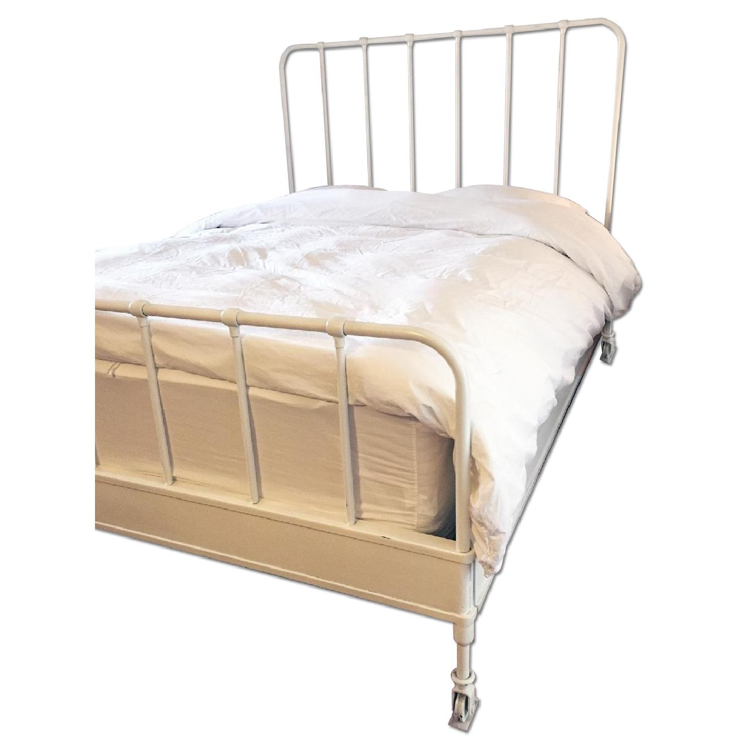Restoration Hardware Dutch Industrial Bed Frame w/ Footboard - image-0