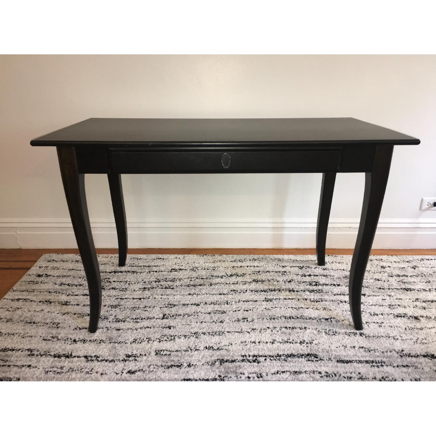 Ikea Black Desk w/ Drawer AptDeco