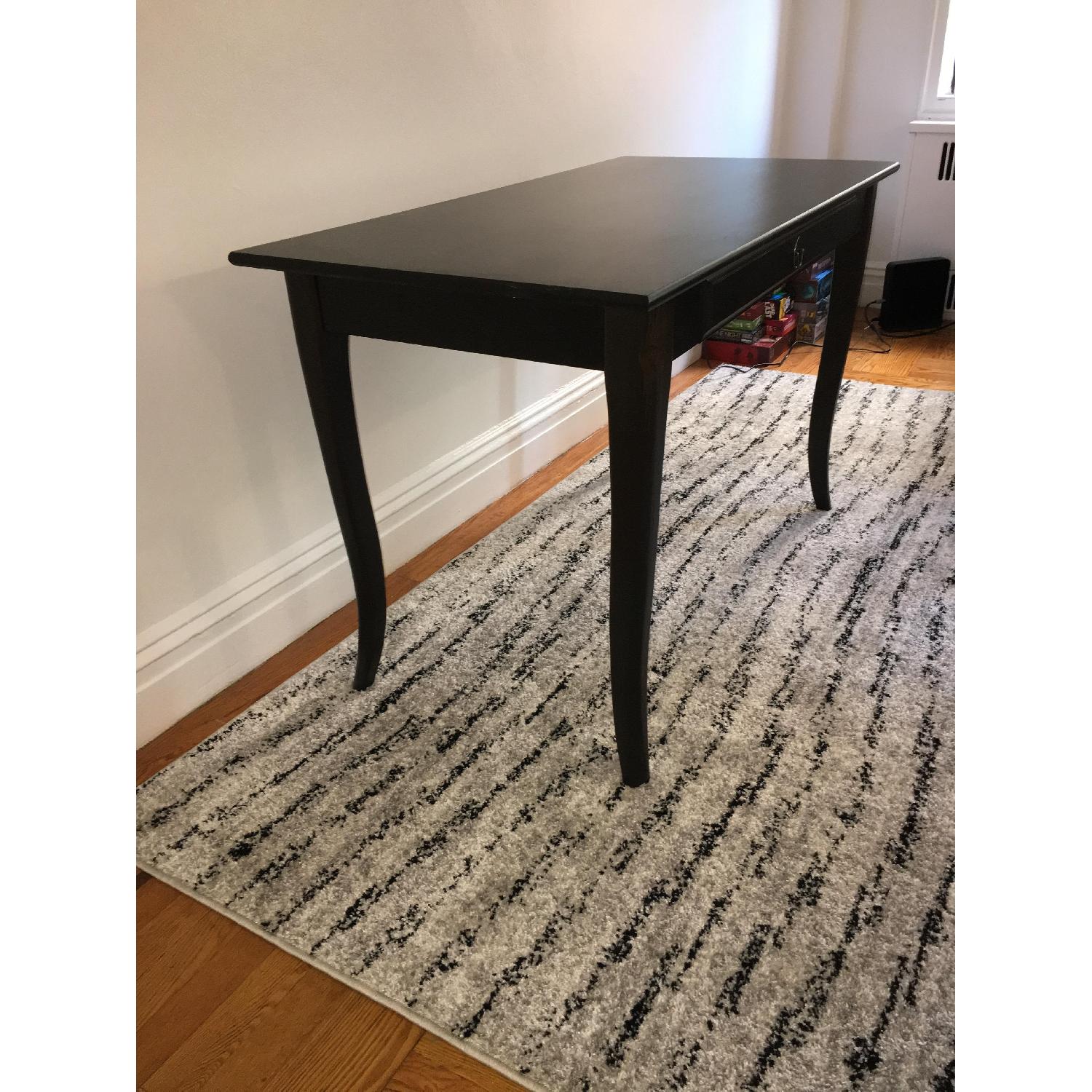 Ikea Black Desk w/ Drawer AptDeco