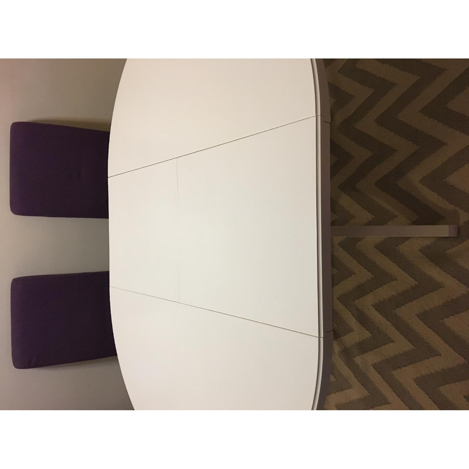 Ikea Ingatorp Extendable Round Dining Table w/ 4 Chairs - image-3