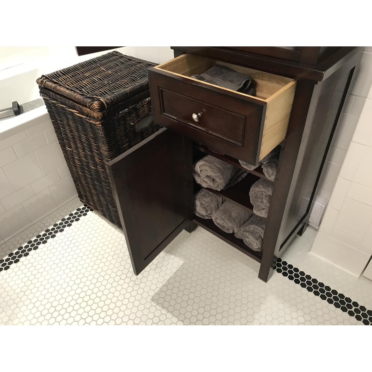 Pottery Barn Wooden Curio Cabinet - image-3