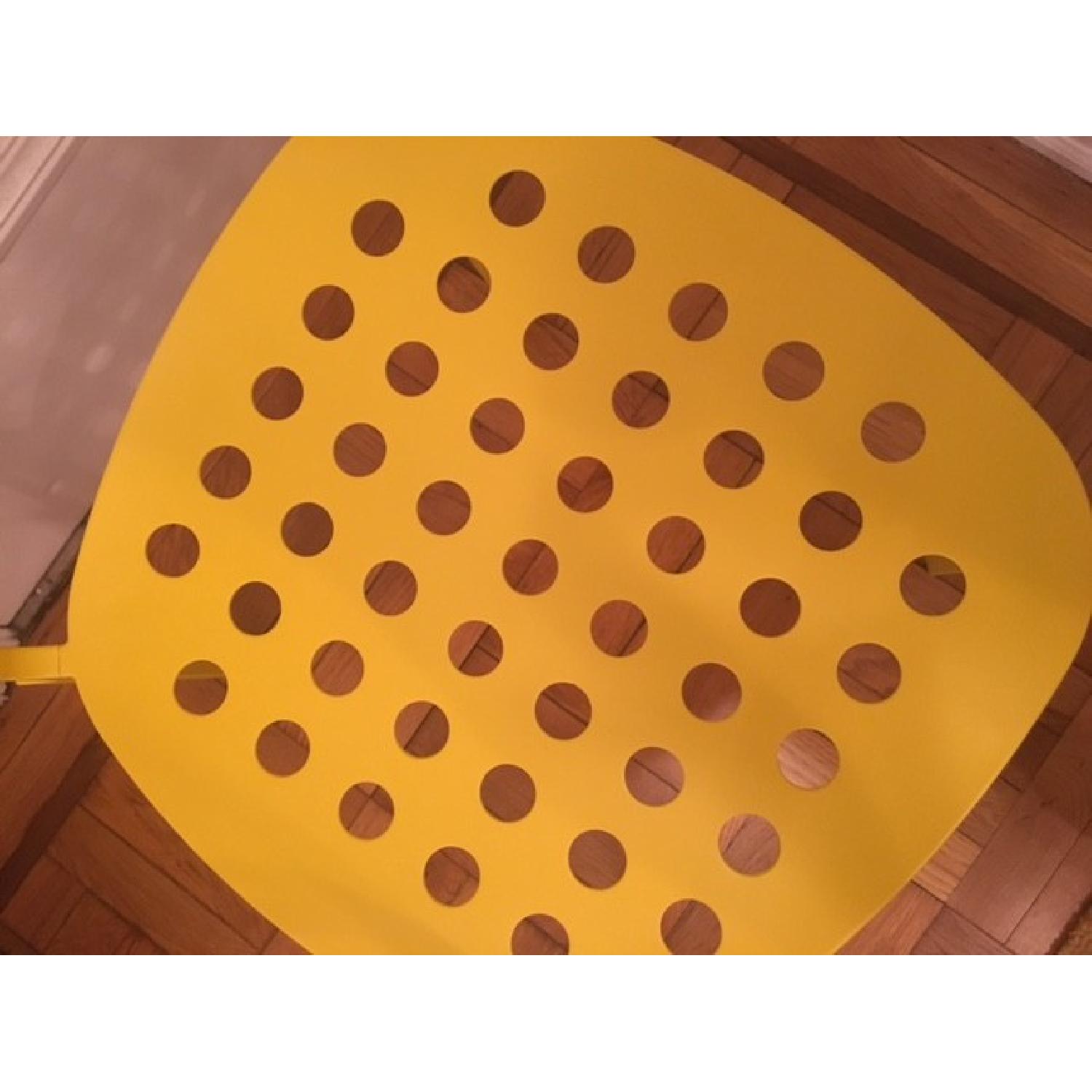 Ikea Yellow Metal Chair - image-4