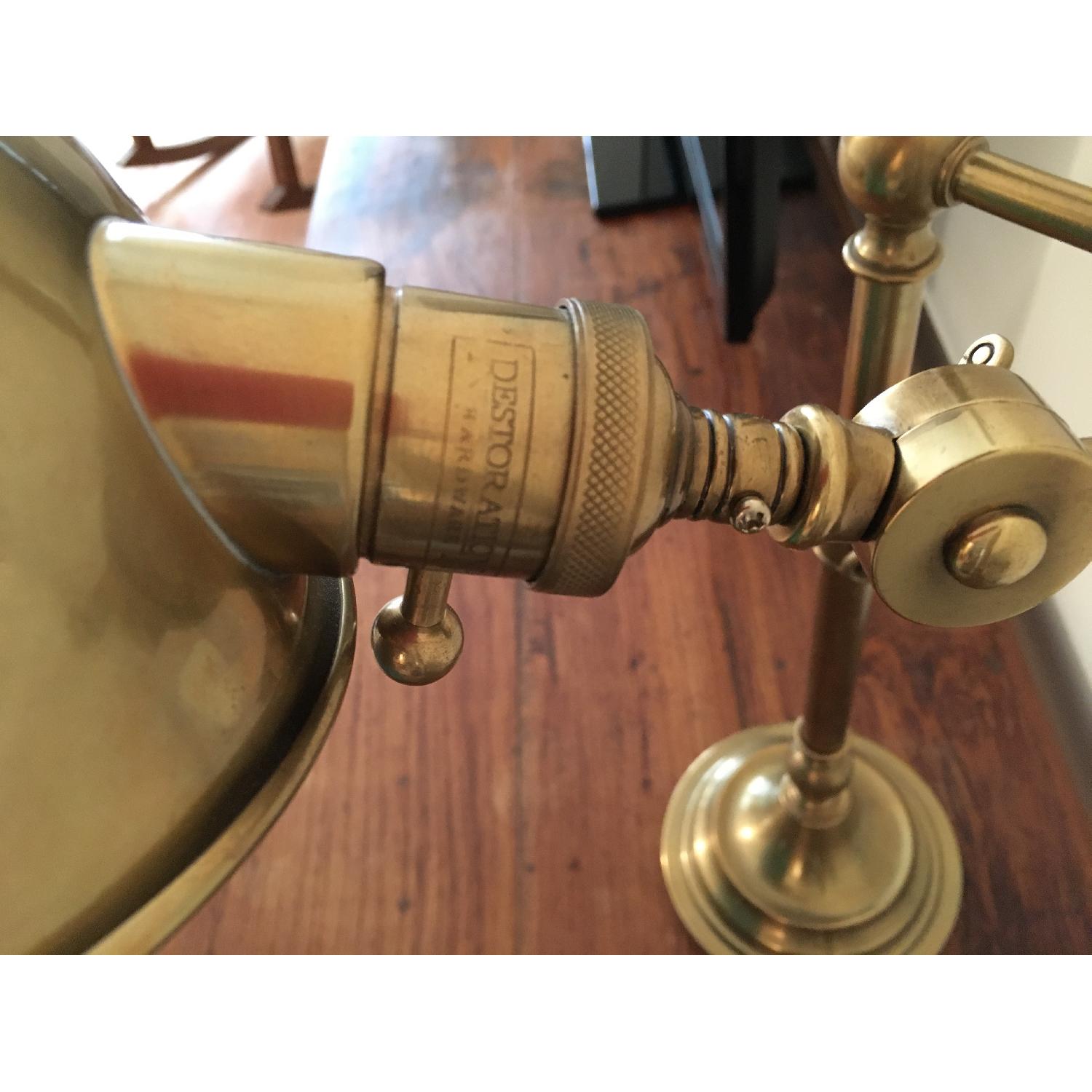 Restoration Hardware Franklin Pharmacy Task Table Lamp in Antique Brass - image-6