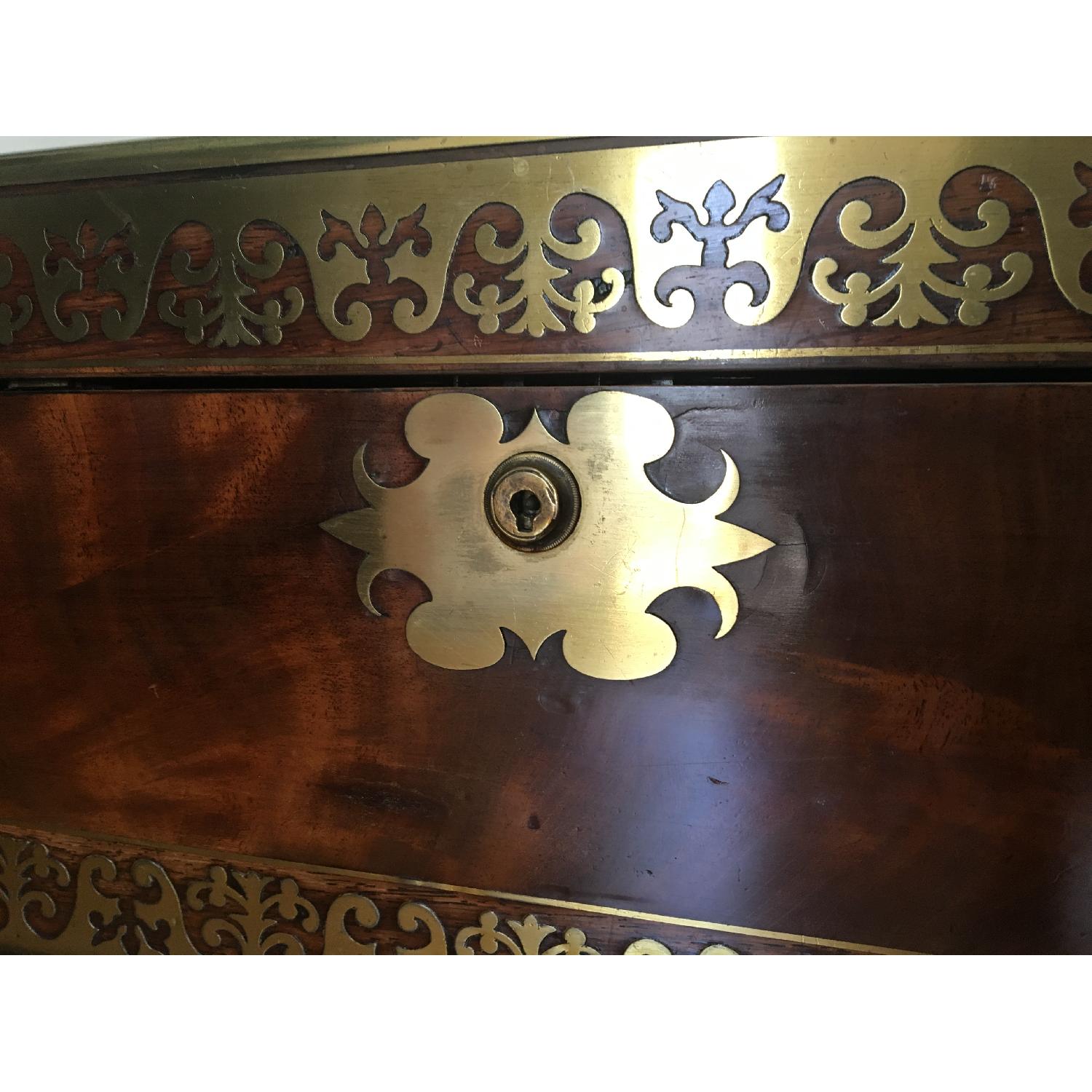 Antique English Lap Desk with Stand - image-1