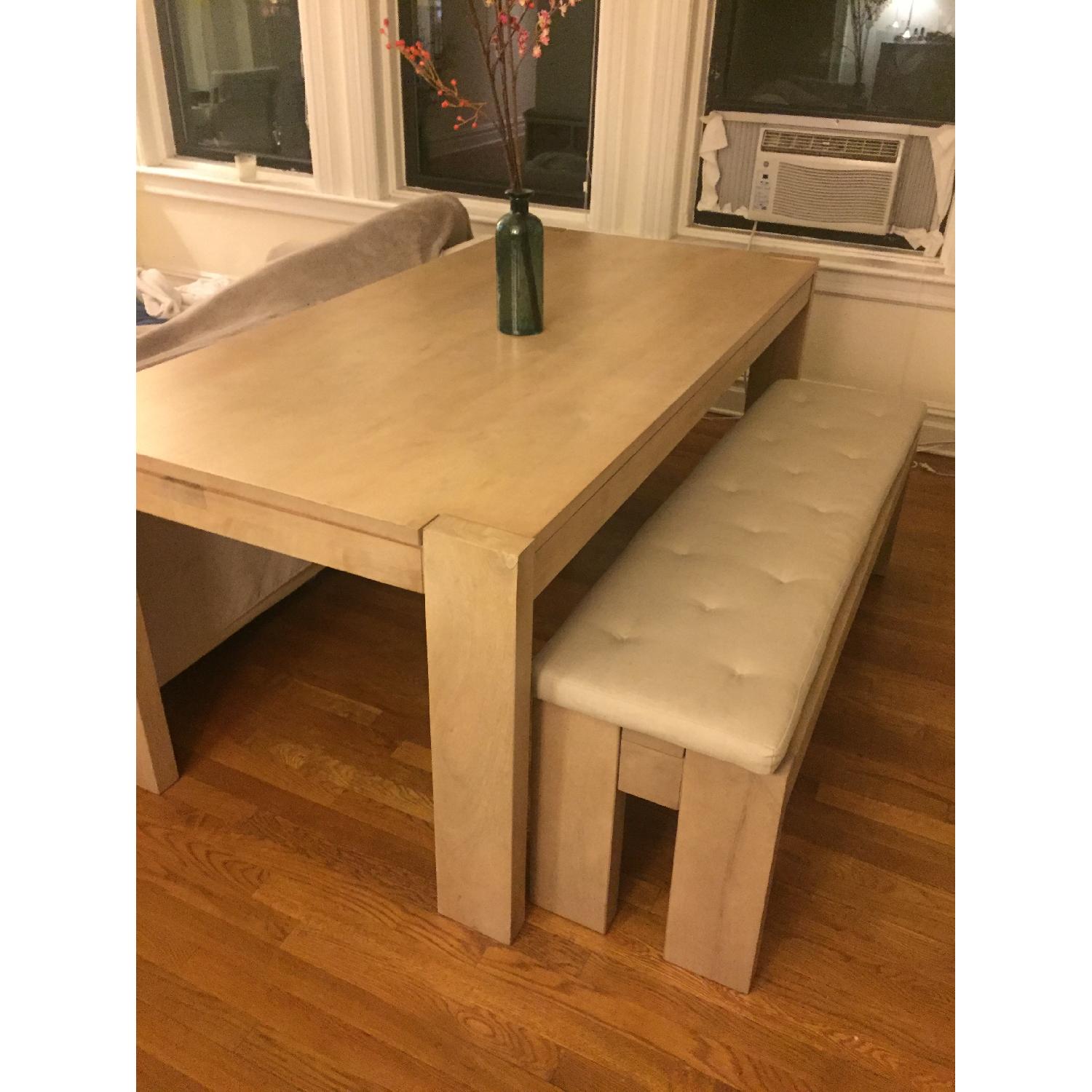 West Elm Boerum Dining Table w/ Dining Bench - image-1