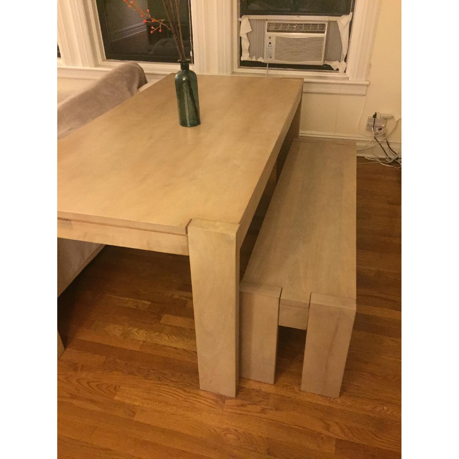 West Elm Boerum Dining Table w/ Dining Bench - image-4