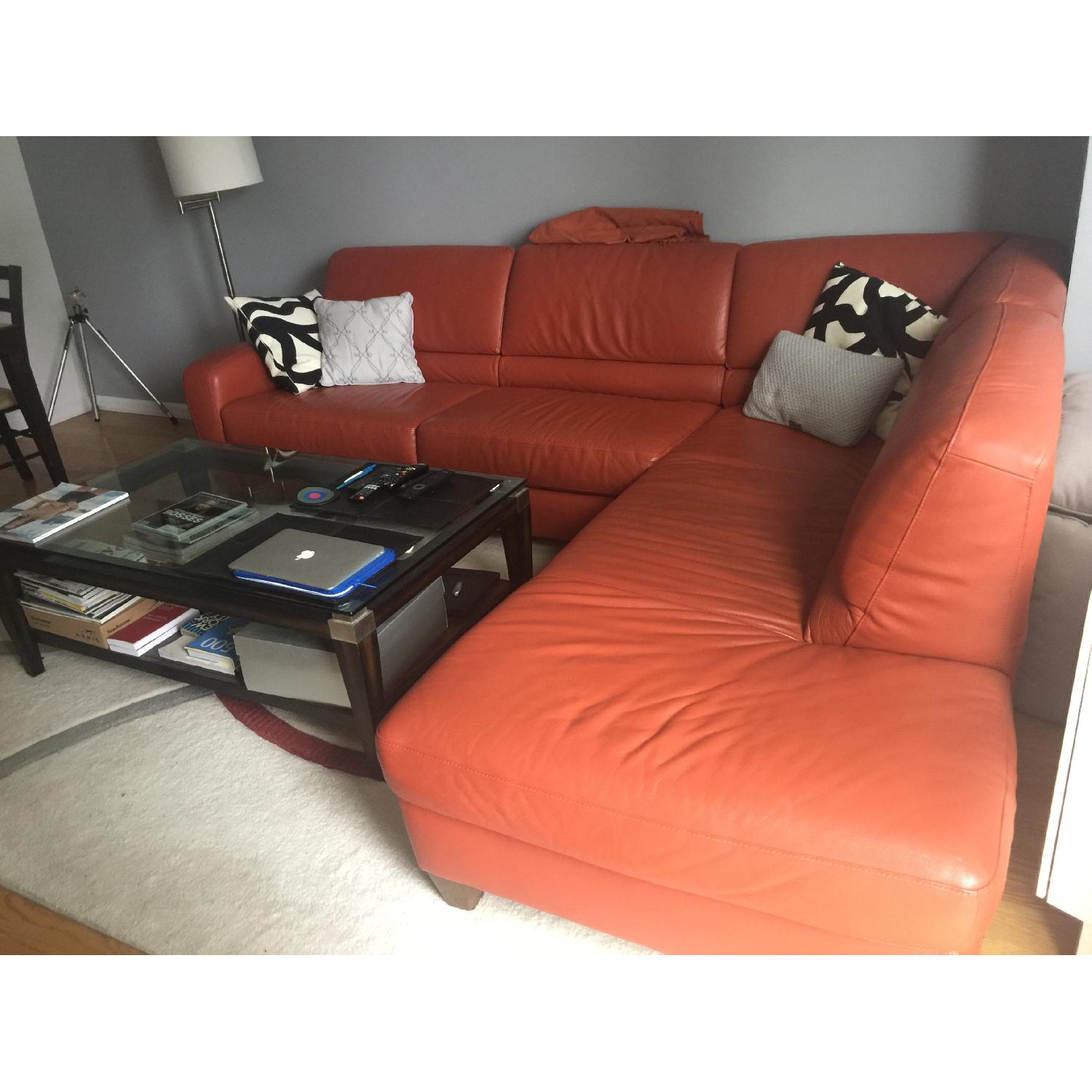 Macy's Italsofa Sectional Chaise Sleeper Sofa - image-4