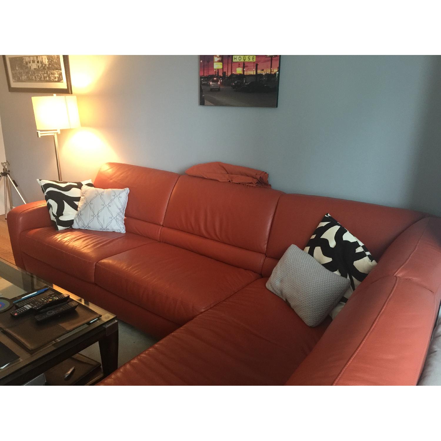 Macy's Italsofa Sectional Chaise Sleeper Sofa AptDeco