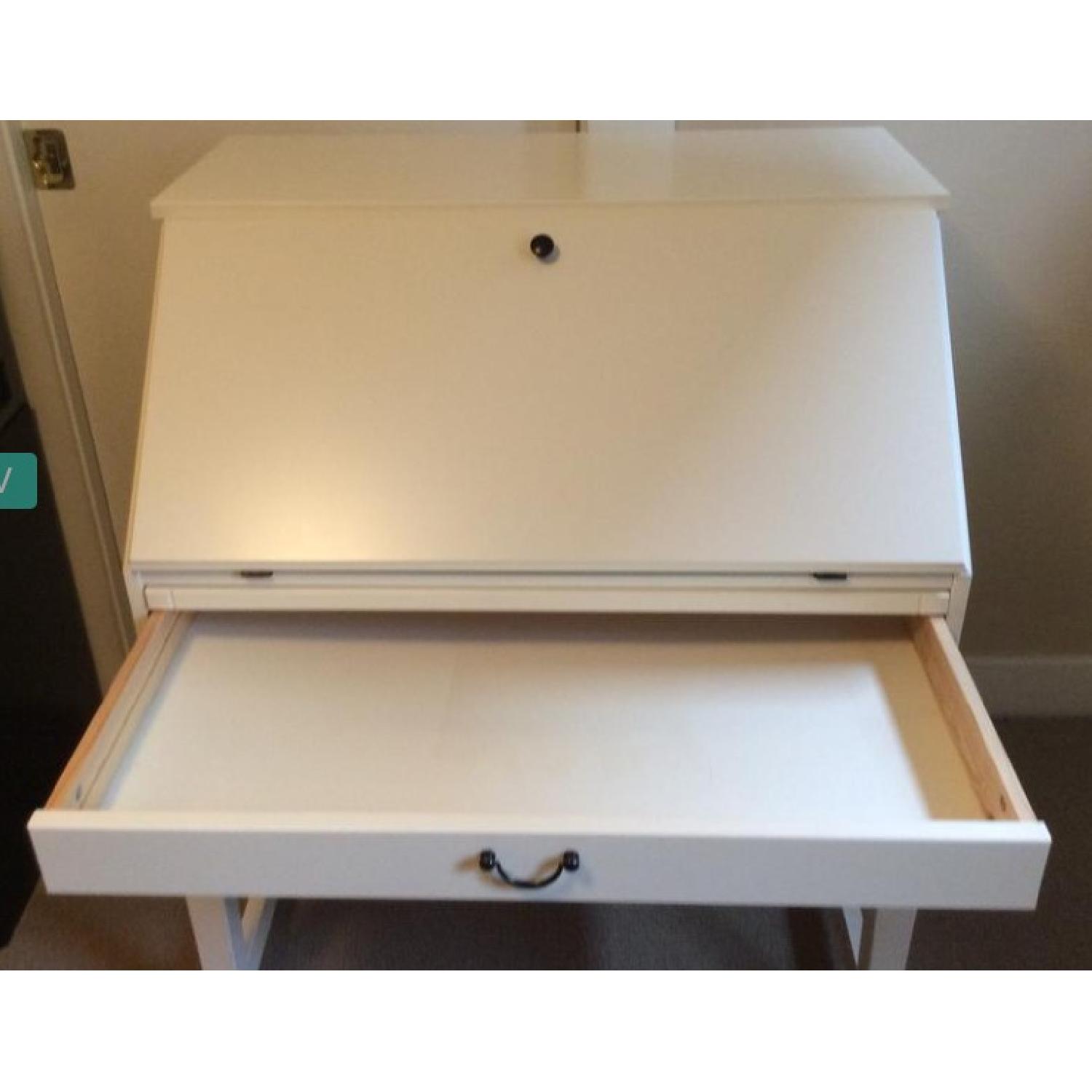 Ikea Hemnes White Secretary & Add-On Unit - image-3