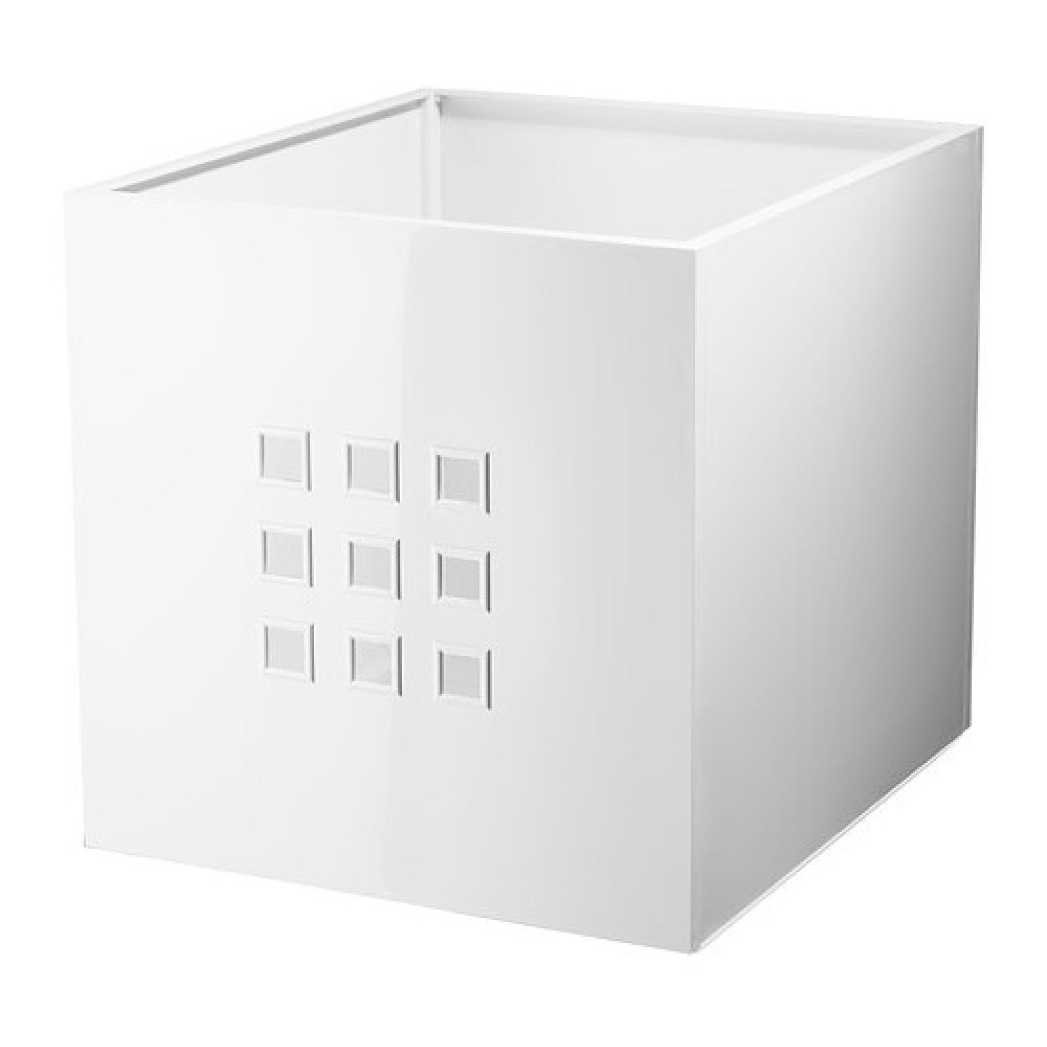 Ikea Kallax White Four-Box Shelf Bookcase - image-3