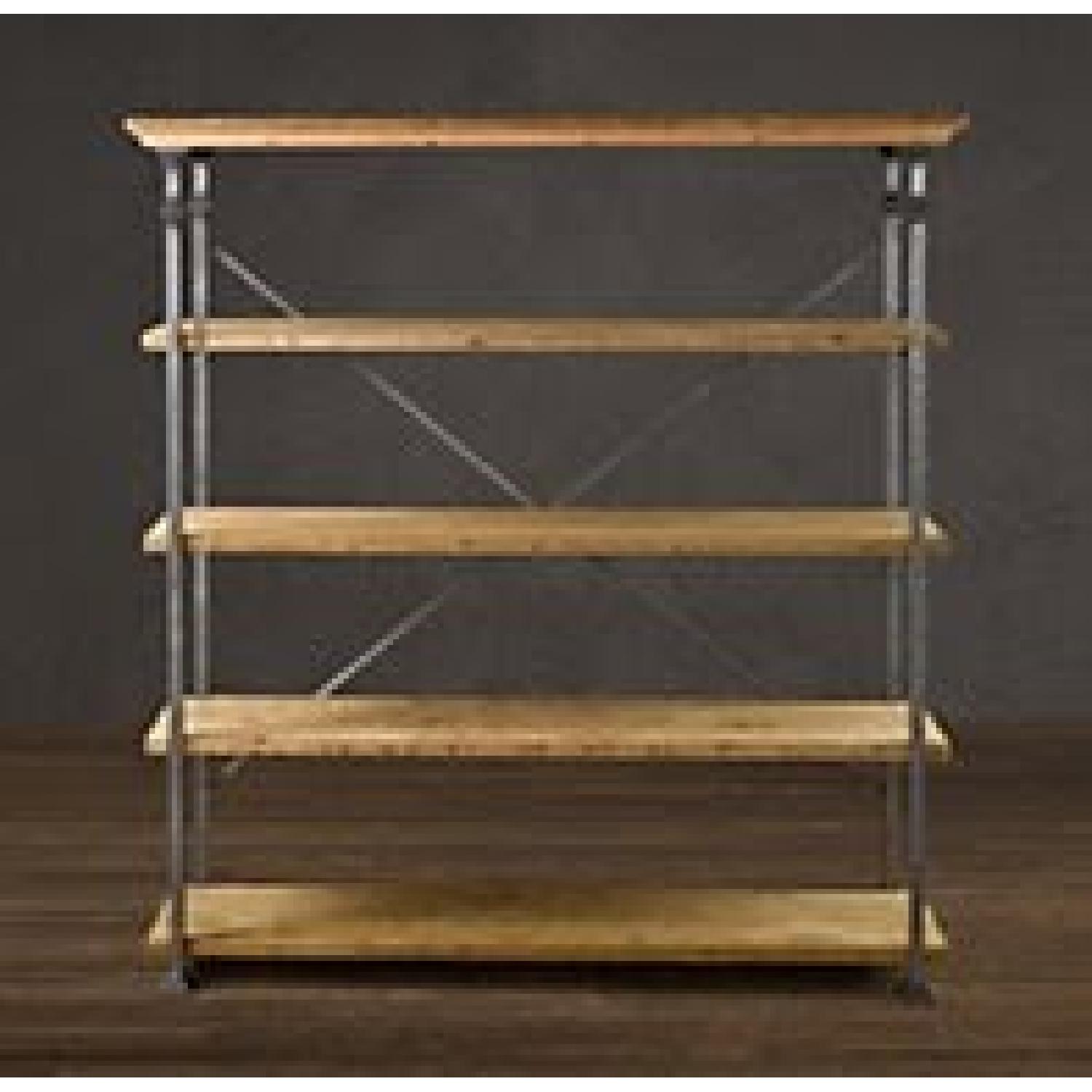 Restoration Hardware Salvaged Wood Baker's Rack Shelves/Storage - image-2