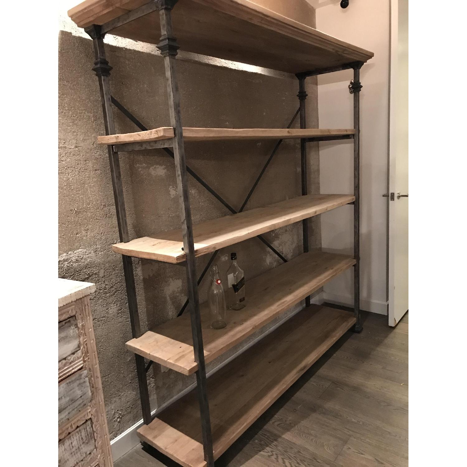 Restoration Hardware Salvaged Wood Baker's Rack Shelves/Storage - image-4