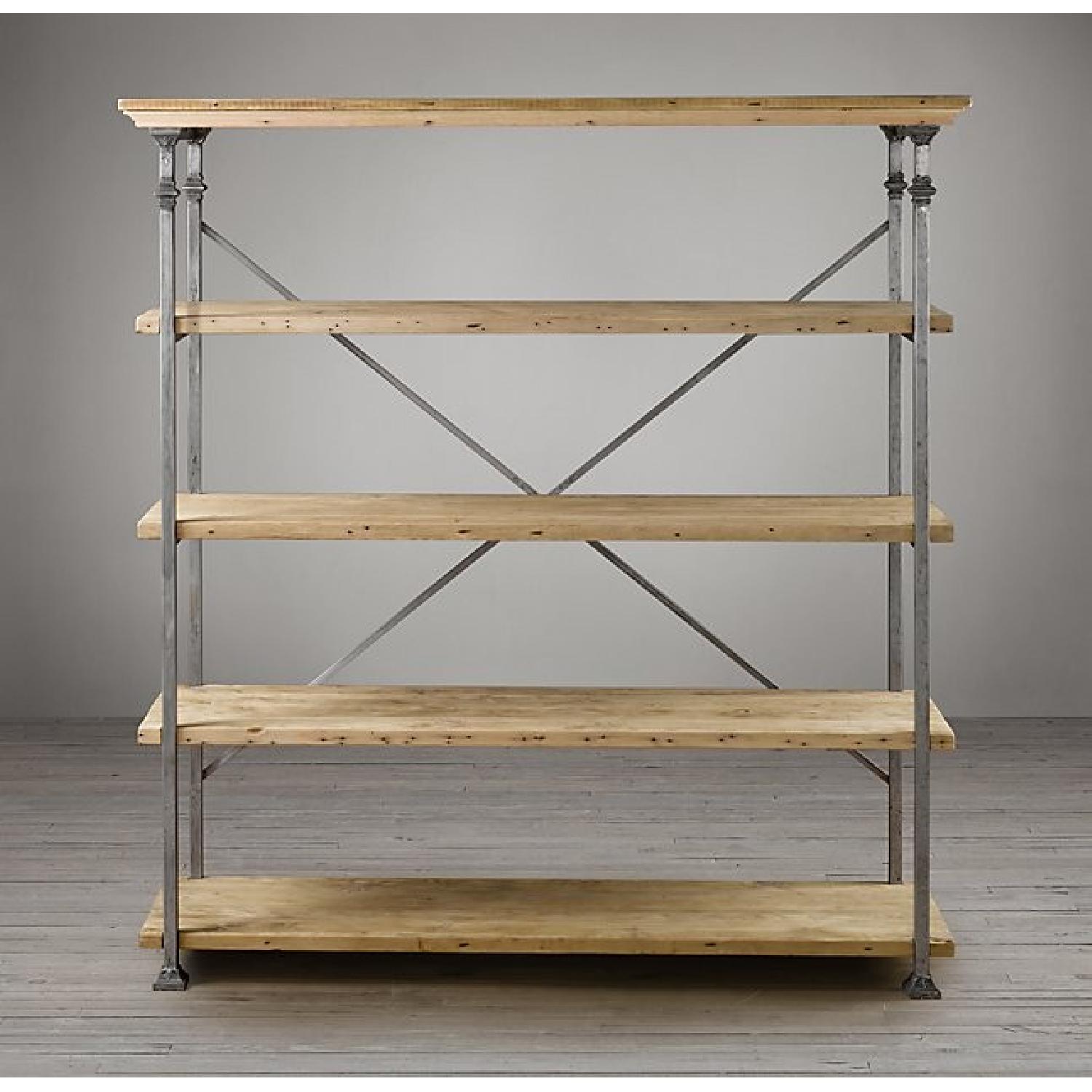 Restoration Hardware Salvaged Wood Baker's Rack Shelves/Storage - image-5