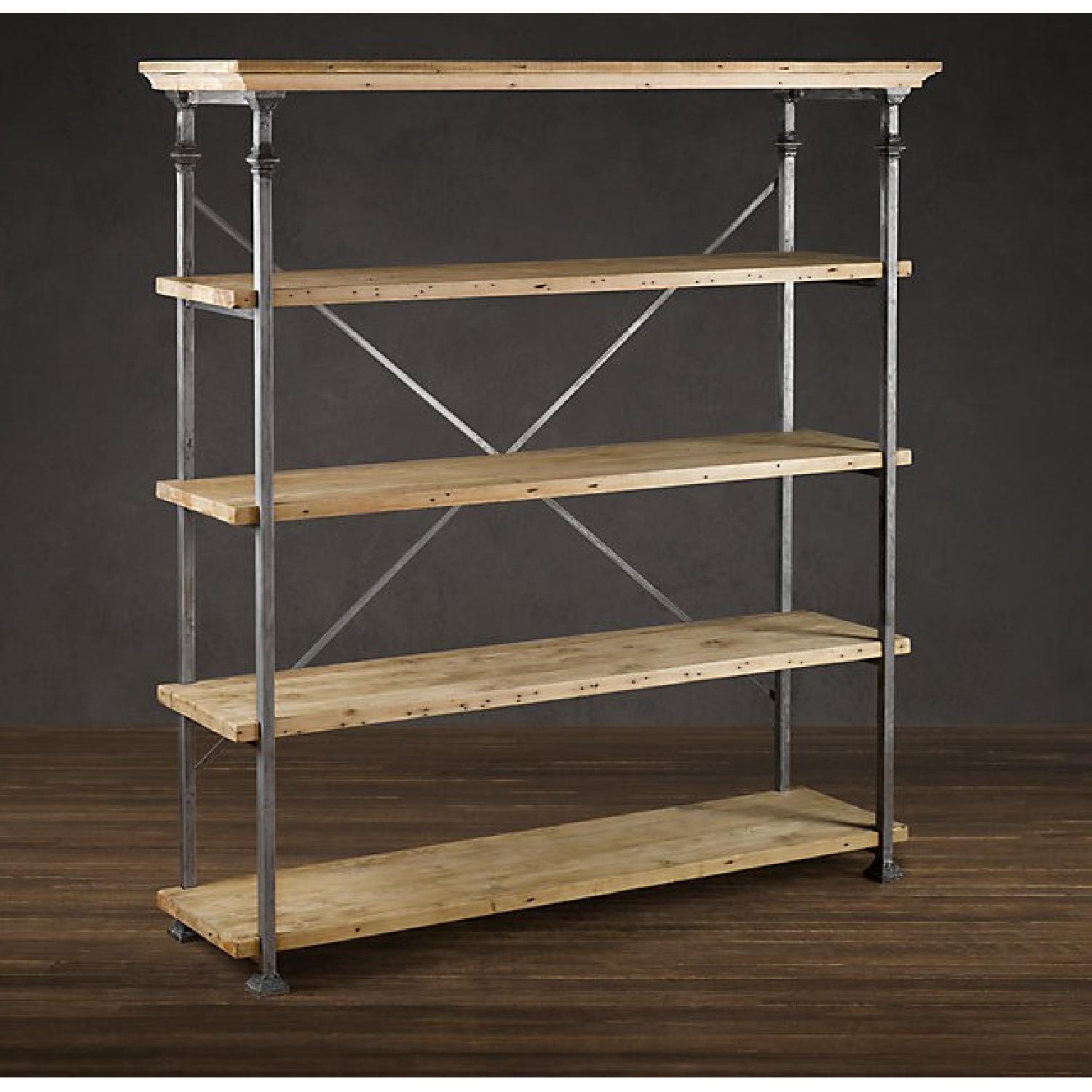 Restoration Hardware Salvaged Wood Baker's Rack Shelves/Storage - image-6
