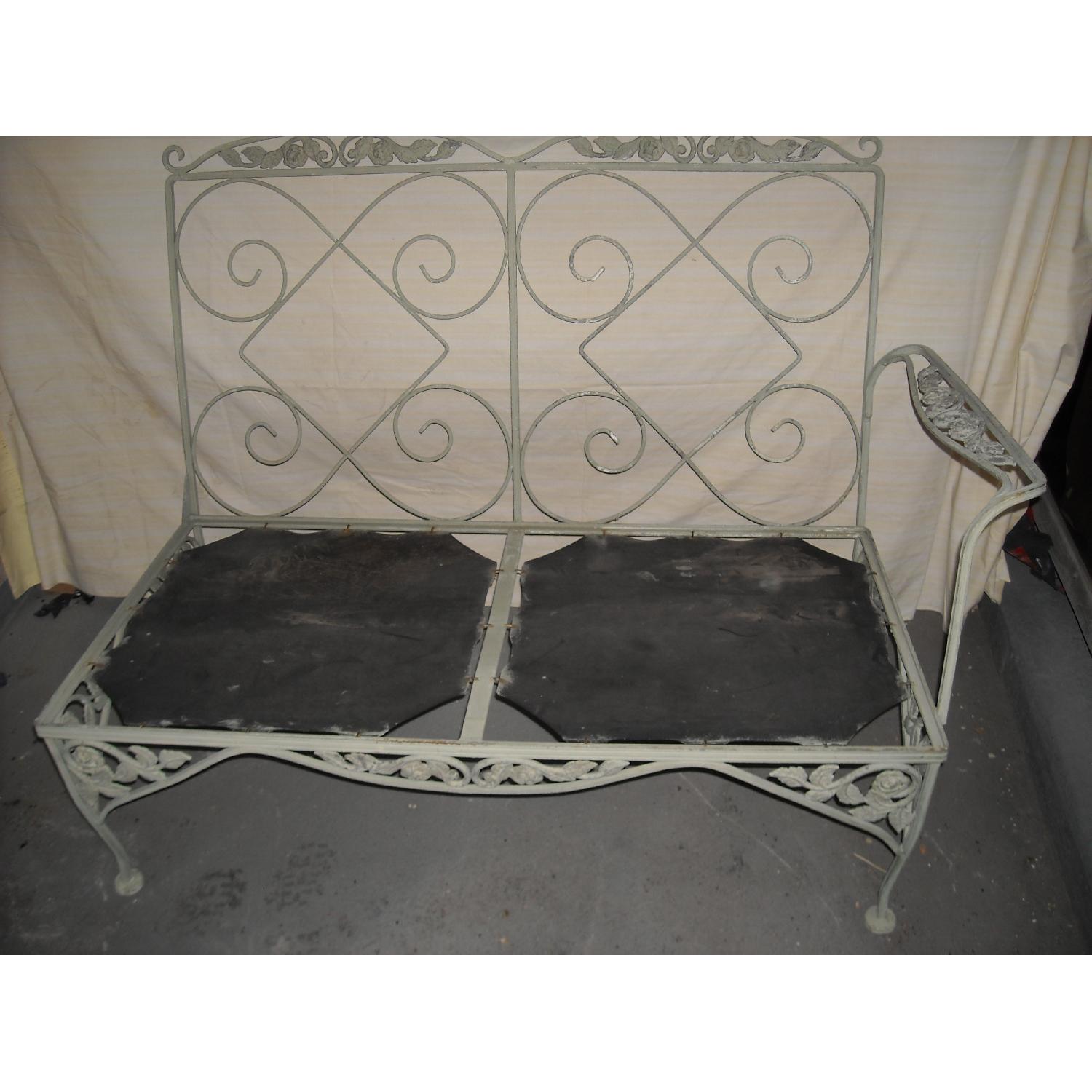Meadowcraft Wrought Iron Patio Set AptDeco