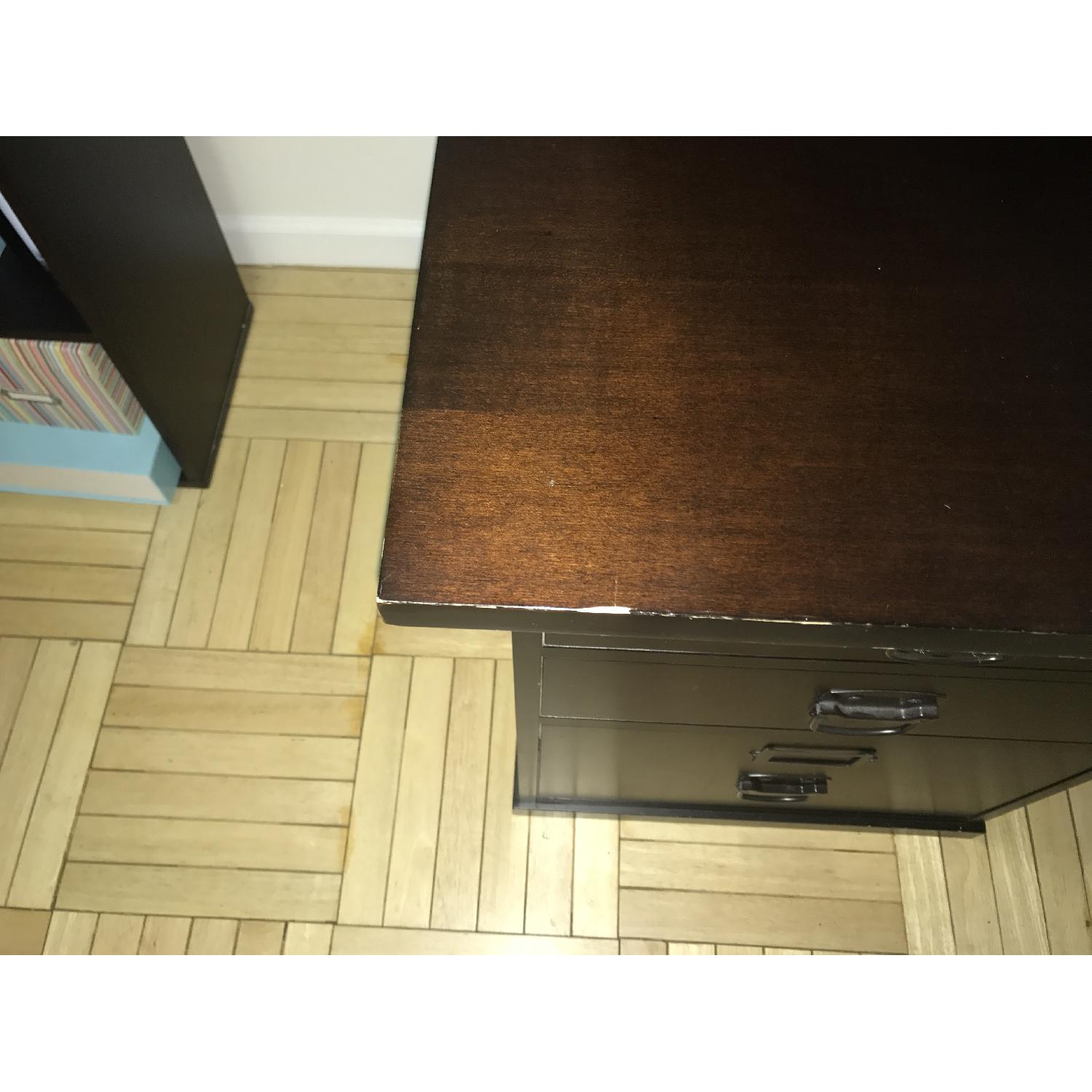 Pottery Barn Bedford Corner Desk w/ Hutch in Espresso Wood - image-6