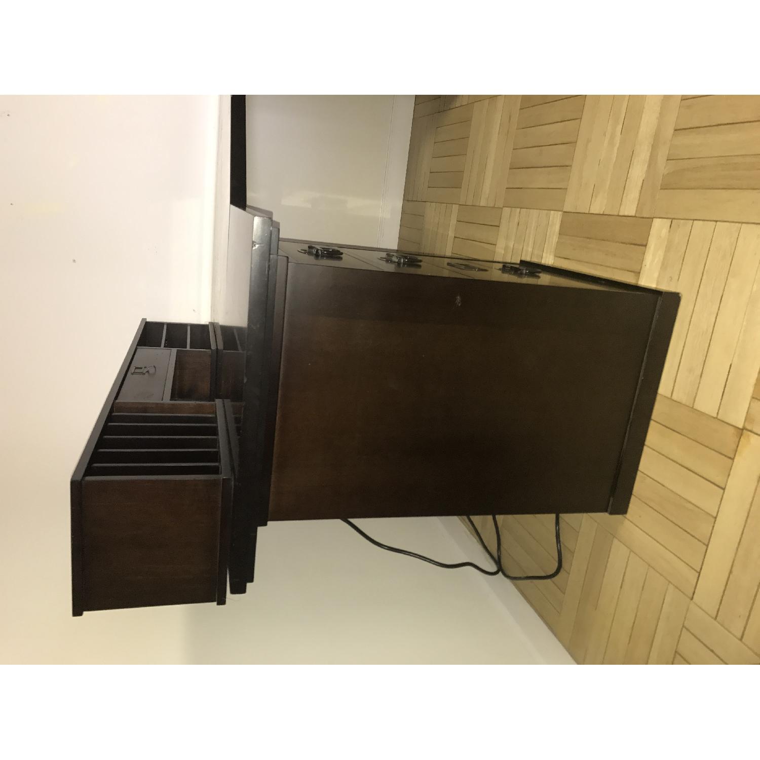 Pottery Barn Bedford Corner Desk w/ Hutch in Espresso Wood - image-10