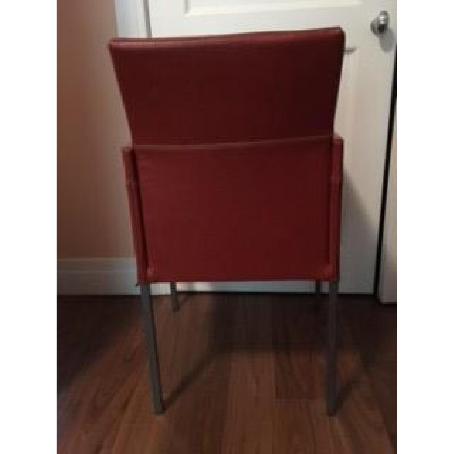 Red Leather Chairs - image-2